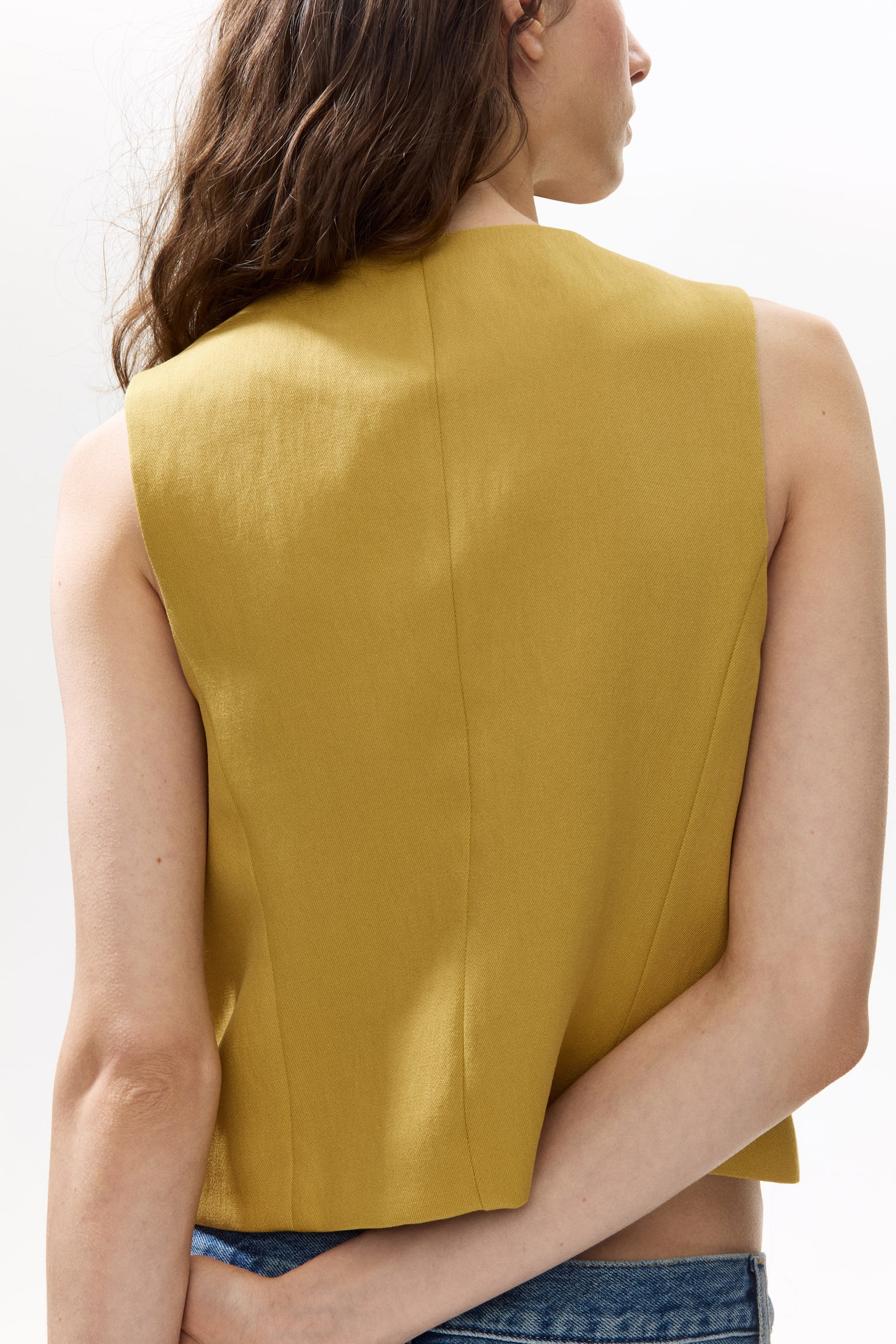 Vestă - Galben/Maro-închis/Bej-închis - 4