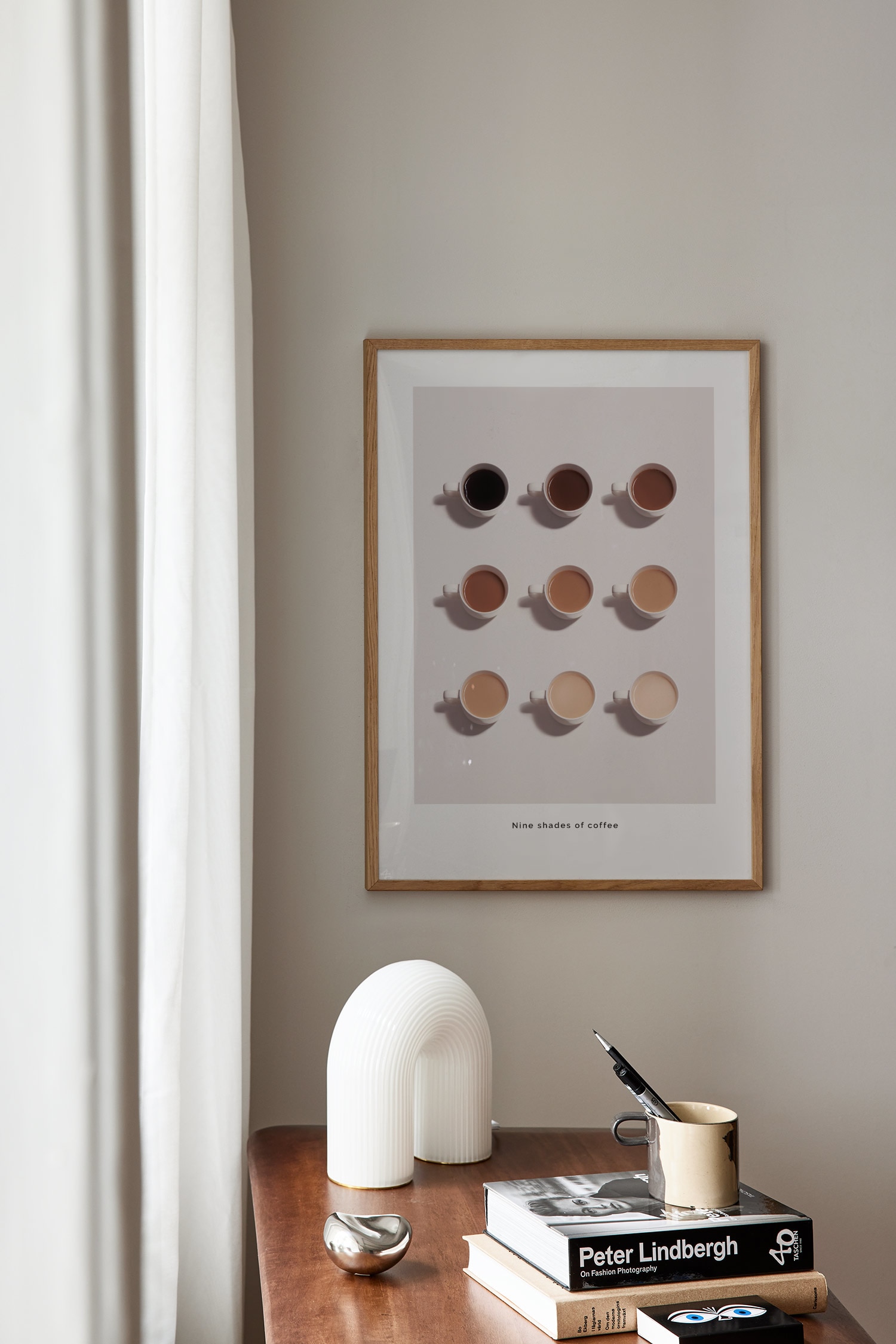 Shades Of Coffee Poster - Beige/marron