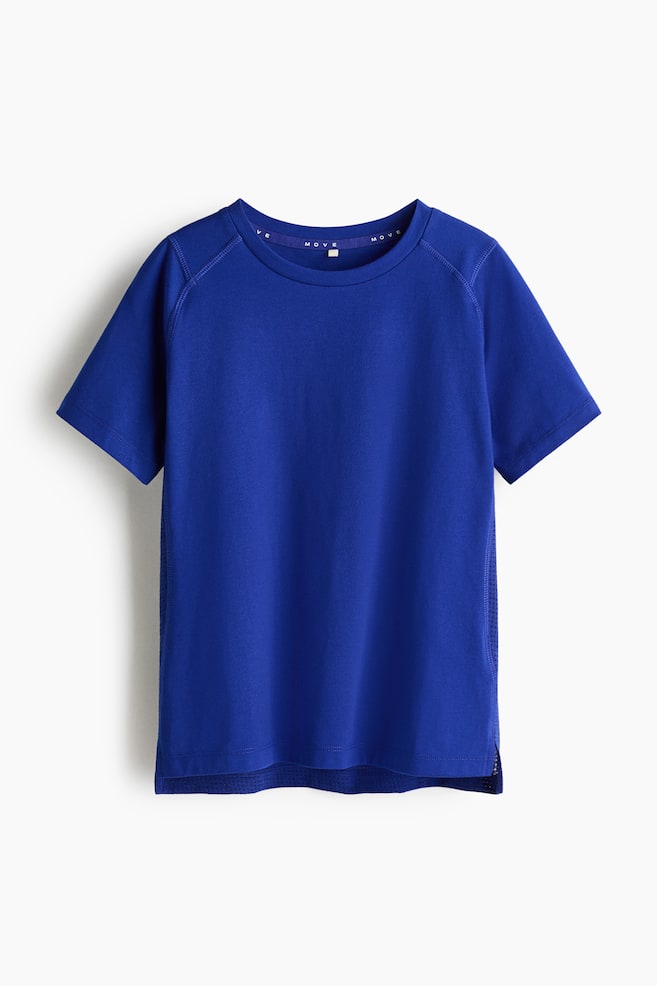 T-shirt de sport DryMove™ - Bleu vif/Vert foncé - 1