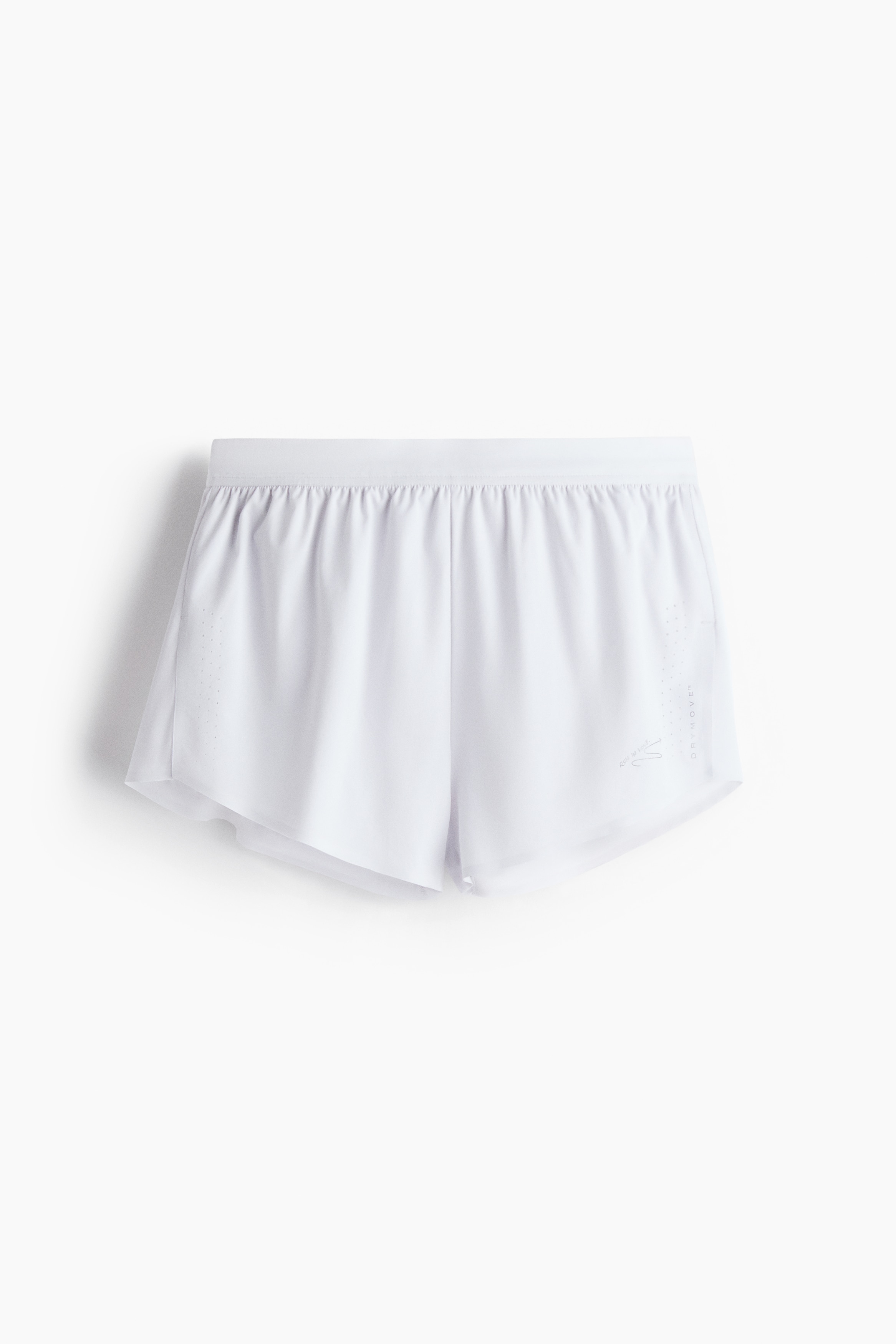 Short de running court DryMove™ - Gris clair/Noir