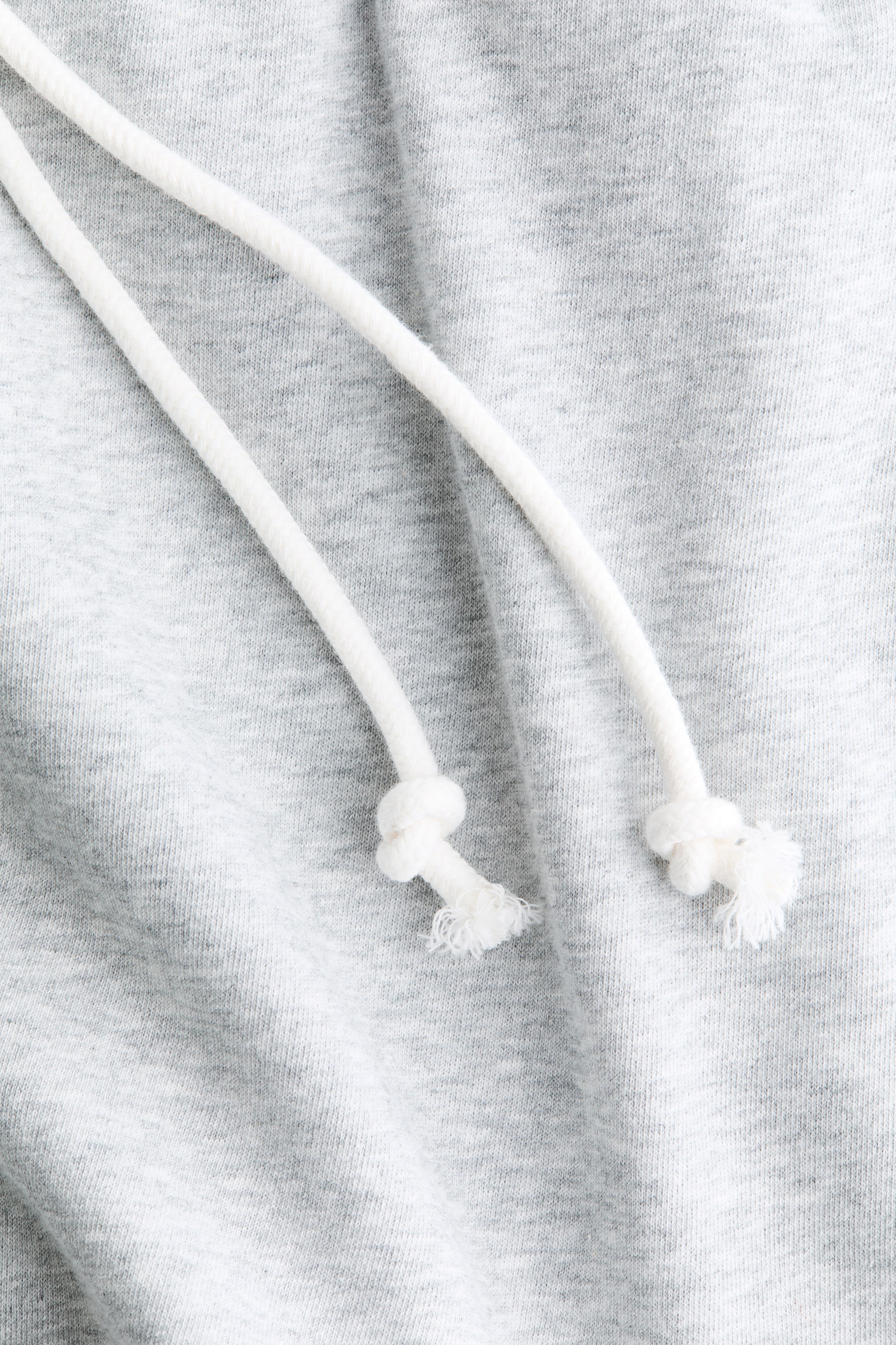 Two White Drawstrings Women's Light grey marle Pleat Detail Sweat Fabric Skort | H&M AU