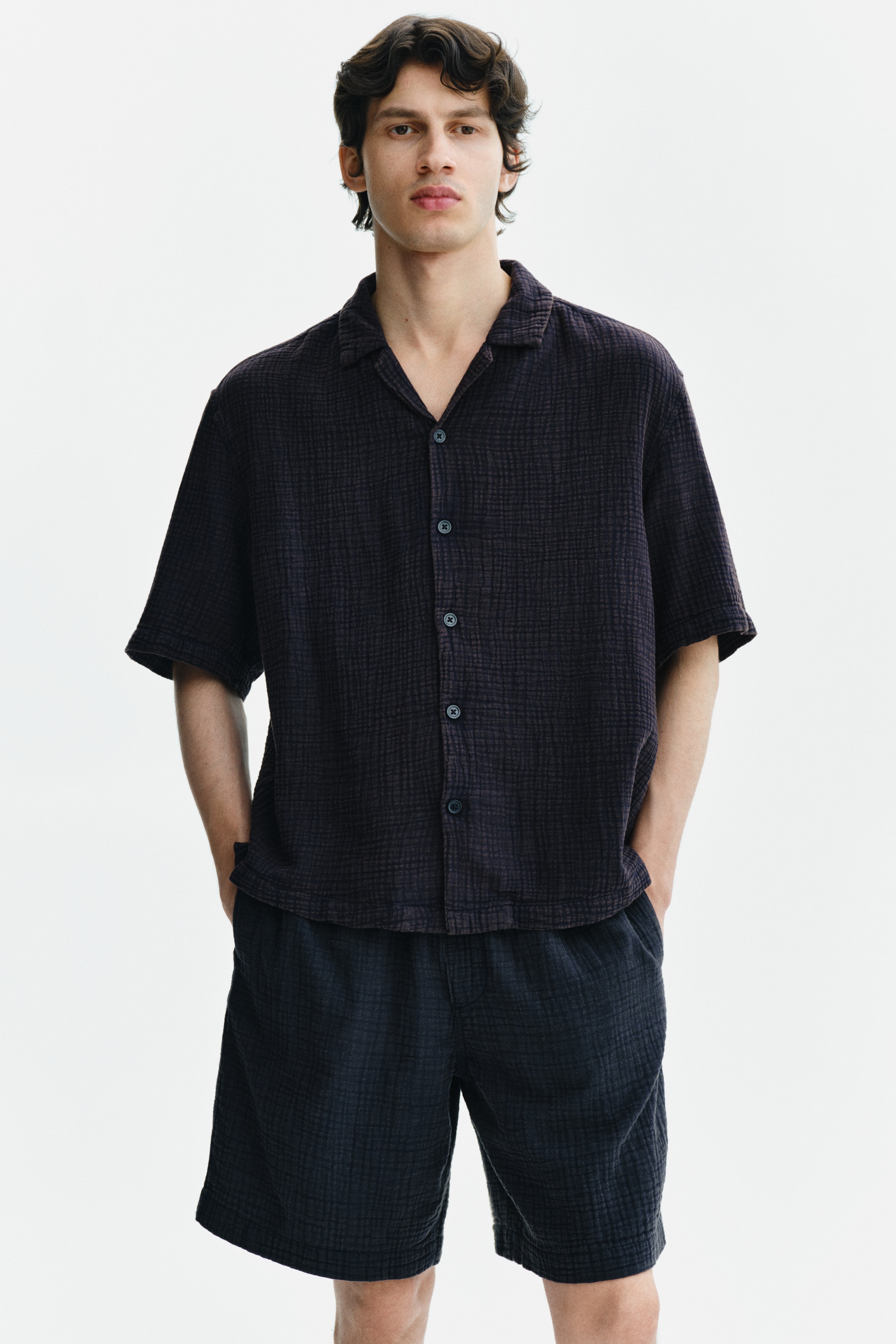 Relaxed-Fit Short-Sleeved Muslin Shirt from H&M - $24.99