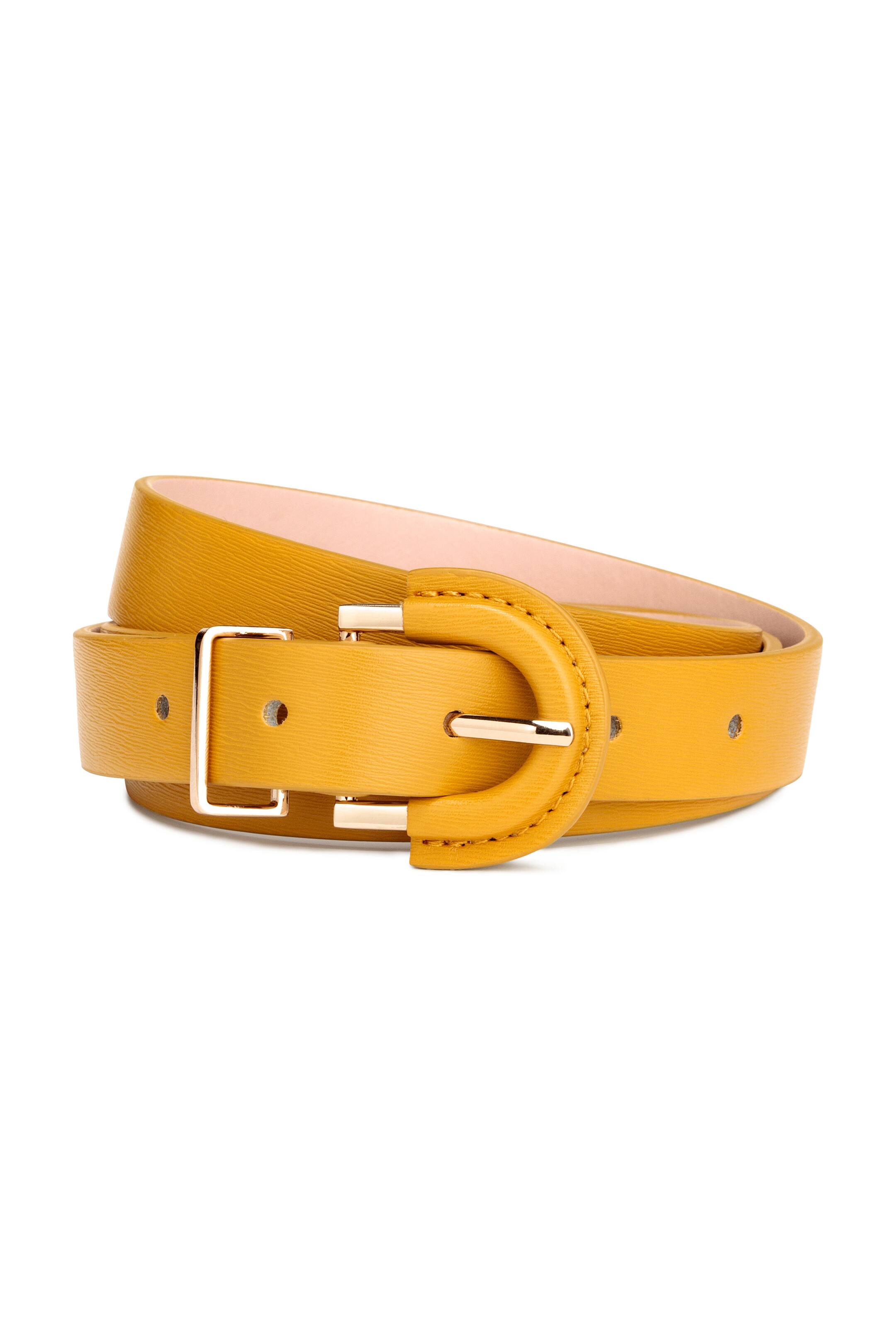 View larger image: Narrow belt - Yellow - Ladies | H&M GB 1