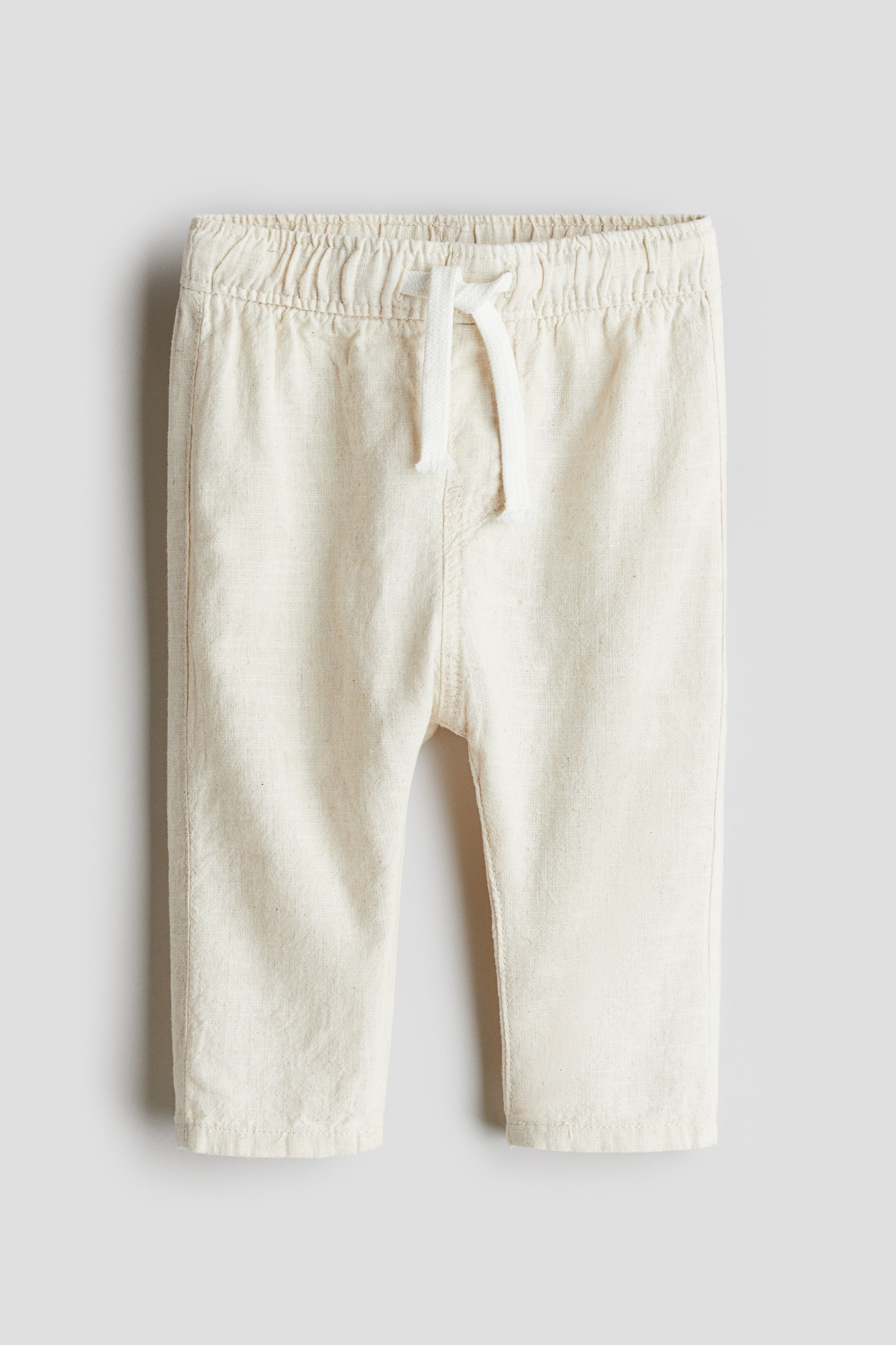 Linen-Blend Joggers