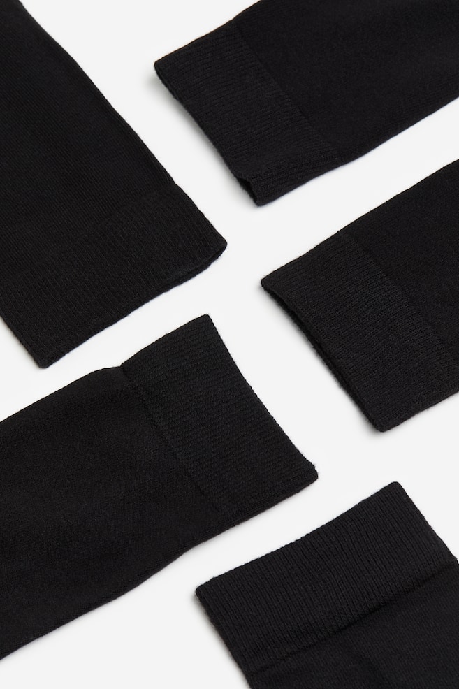Lot de 5 paires de chaussettes - Noir/Noir/gris/bleu/Vieux rose/bordeaux/Vert - 3