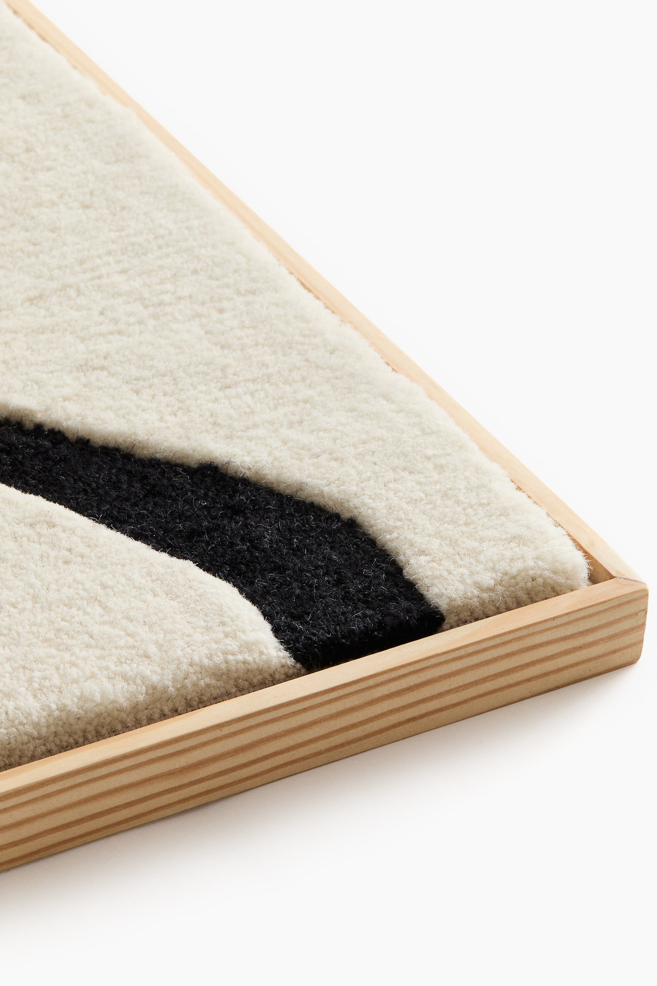 View larger image: Large tufted wool wall art - Light beige/Black - Home All | H&M GB 5