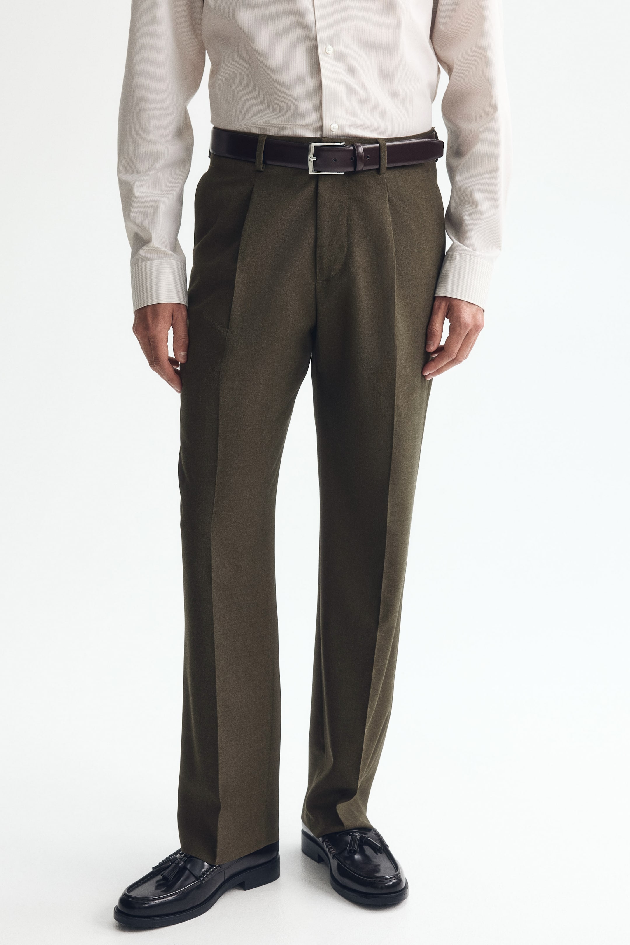 Regular-Fit Tailored Pants
