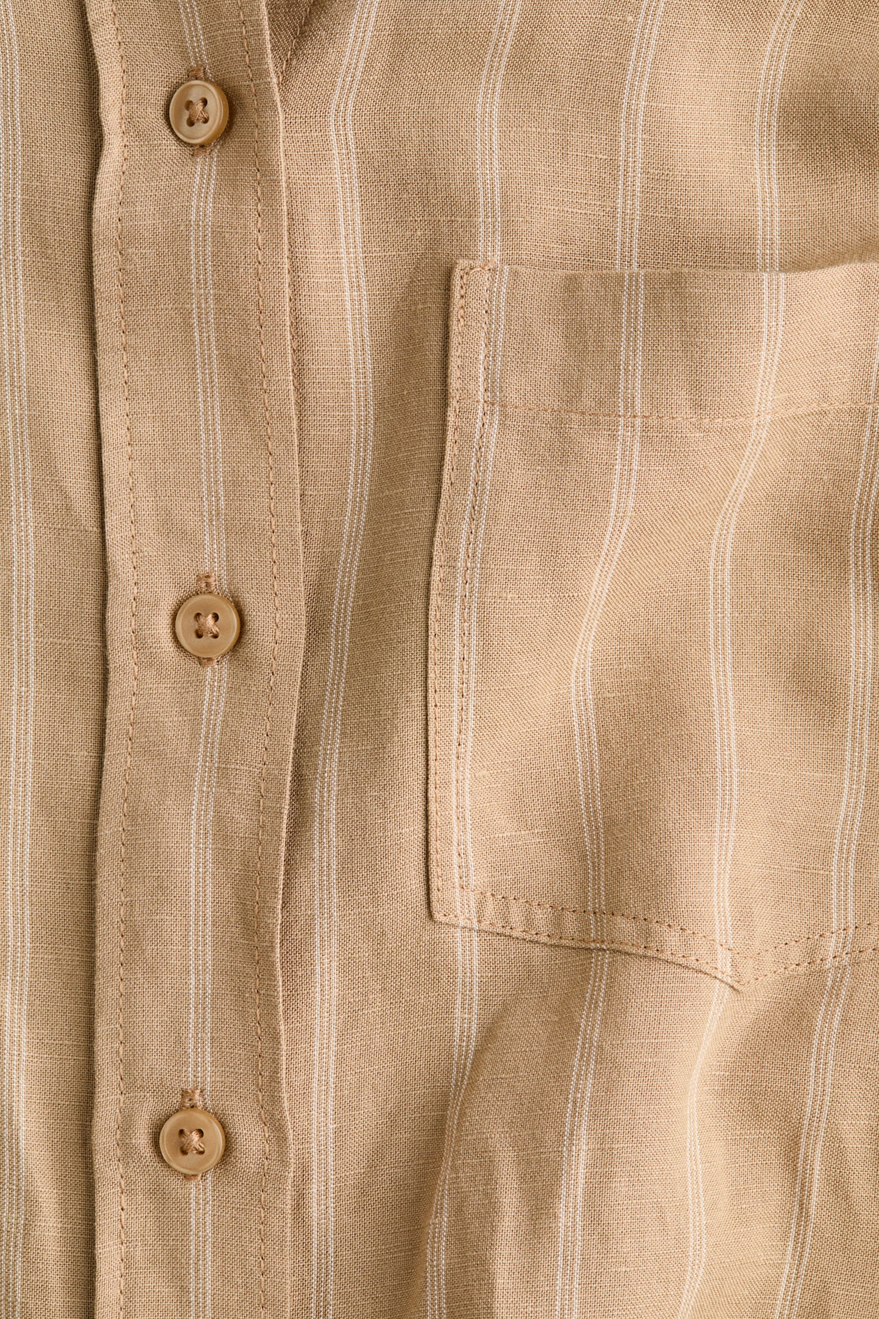 MAMA Linen-Blend Shirt - image 2