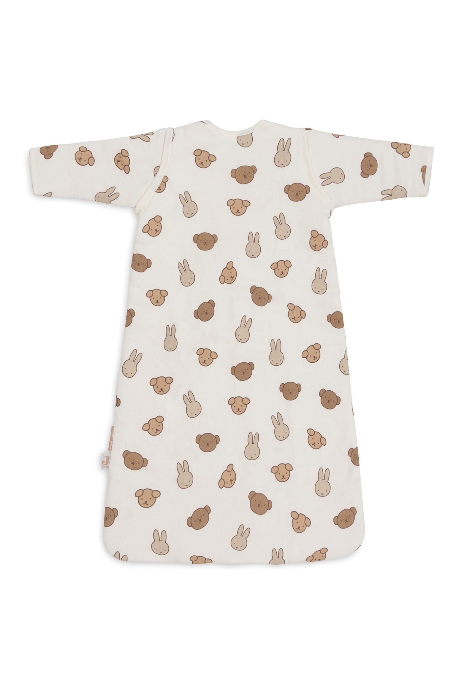 Sleeping Bag Removable Sleeves - Miffy And Friends/Sleepy Miffy Terry / Biscuit/Miffy Jacquard/sea Green/Miffy Jacquard/wild Rose - 3