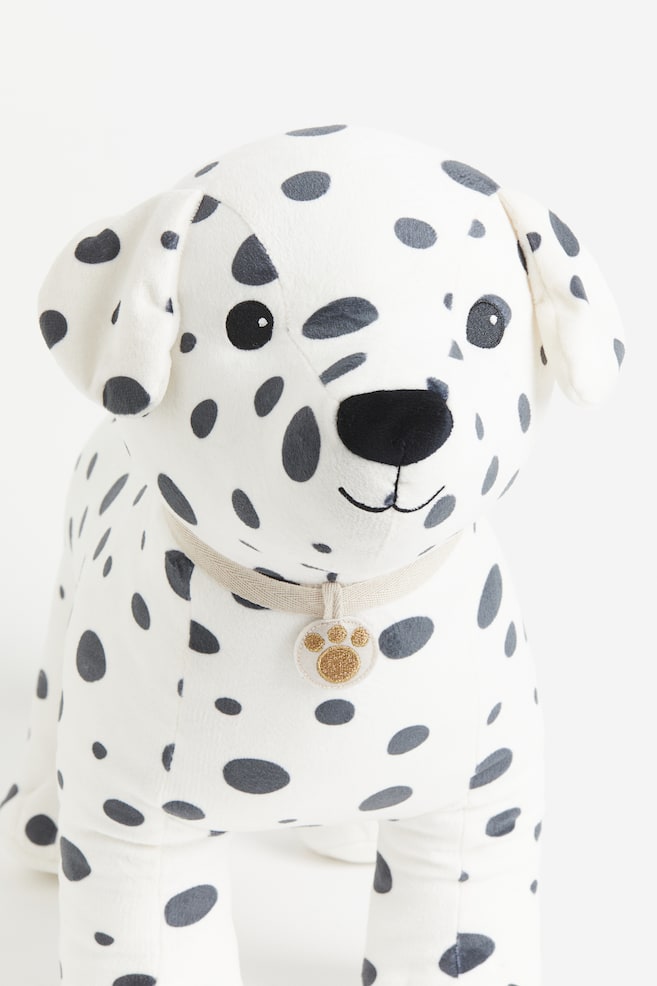 Dog soft toy - White/Spotted - 3