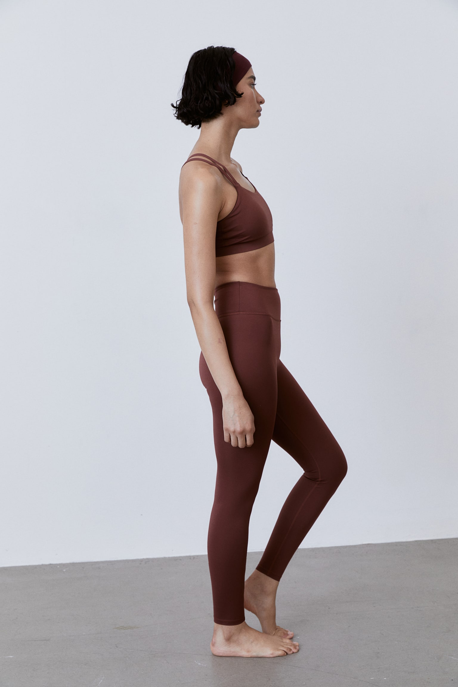 Activewear Leggings In DryMove™ - Rust brown/Black/Pattern/Black/Dark khaki green/Grey/Pattern - 6