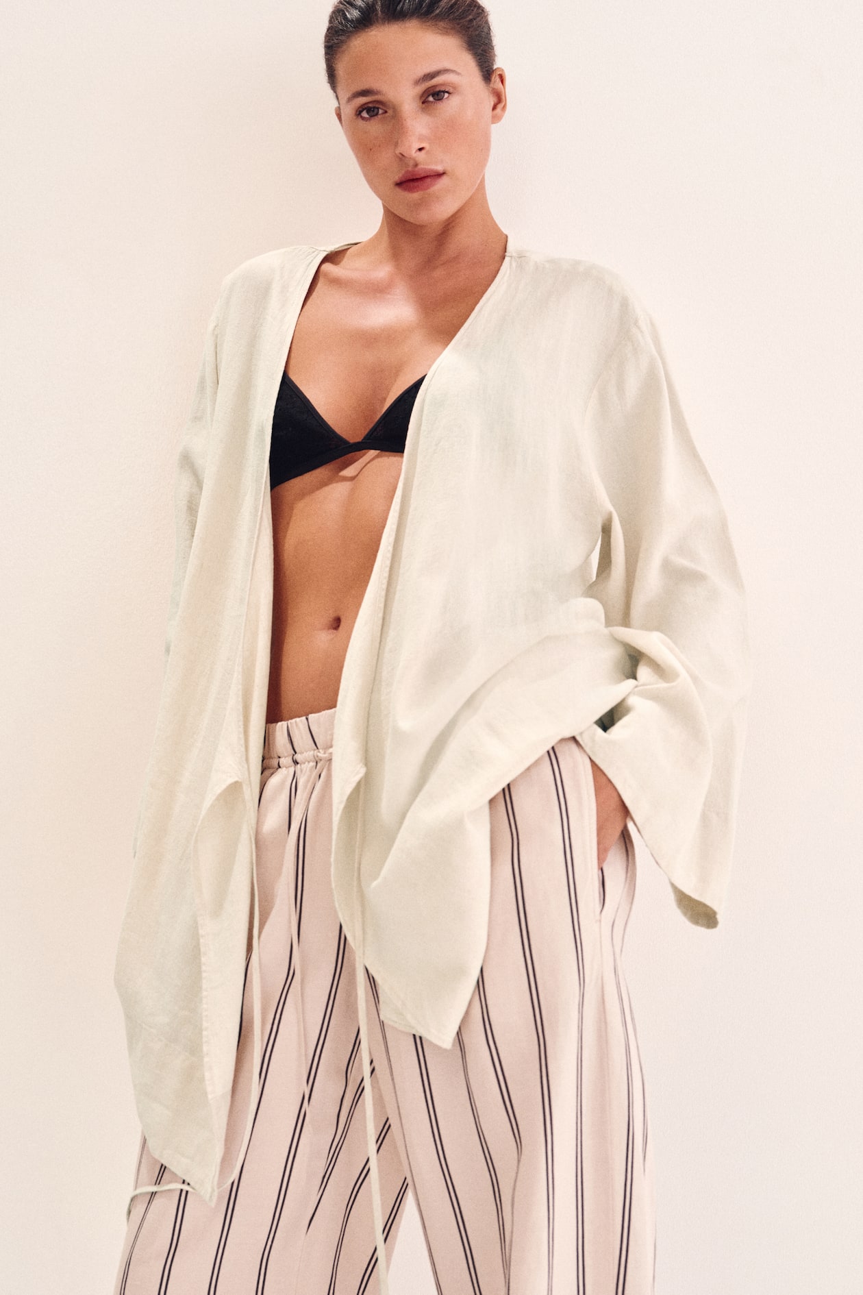chinese dress ladies Linen Robe | Lightweight Elegance main image 0
