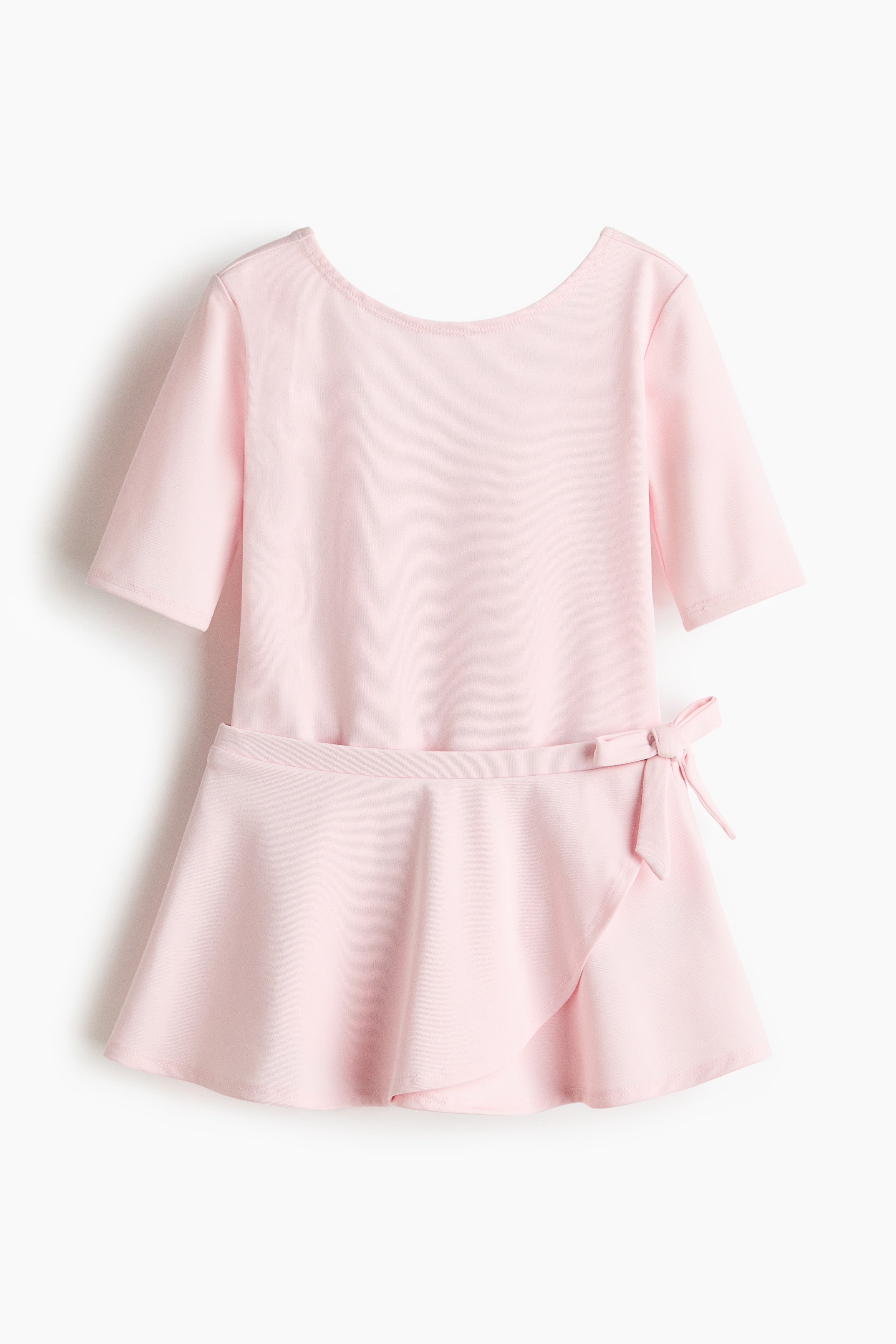 Bodyból és szoknyából álló kétrészes szett - Világos rózsaszín/Fekete