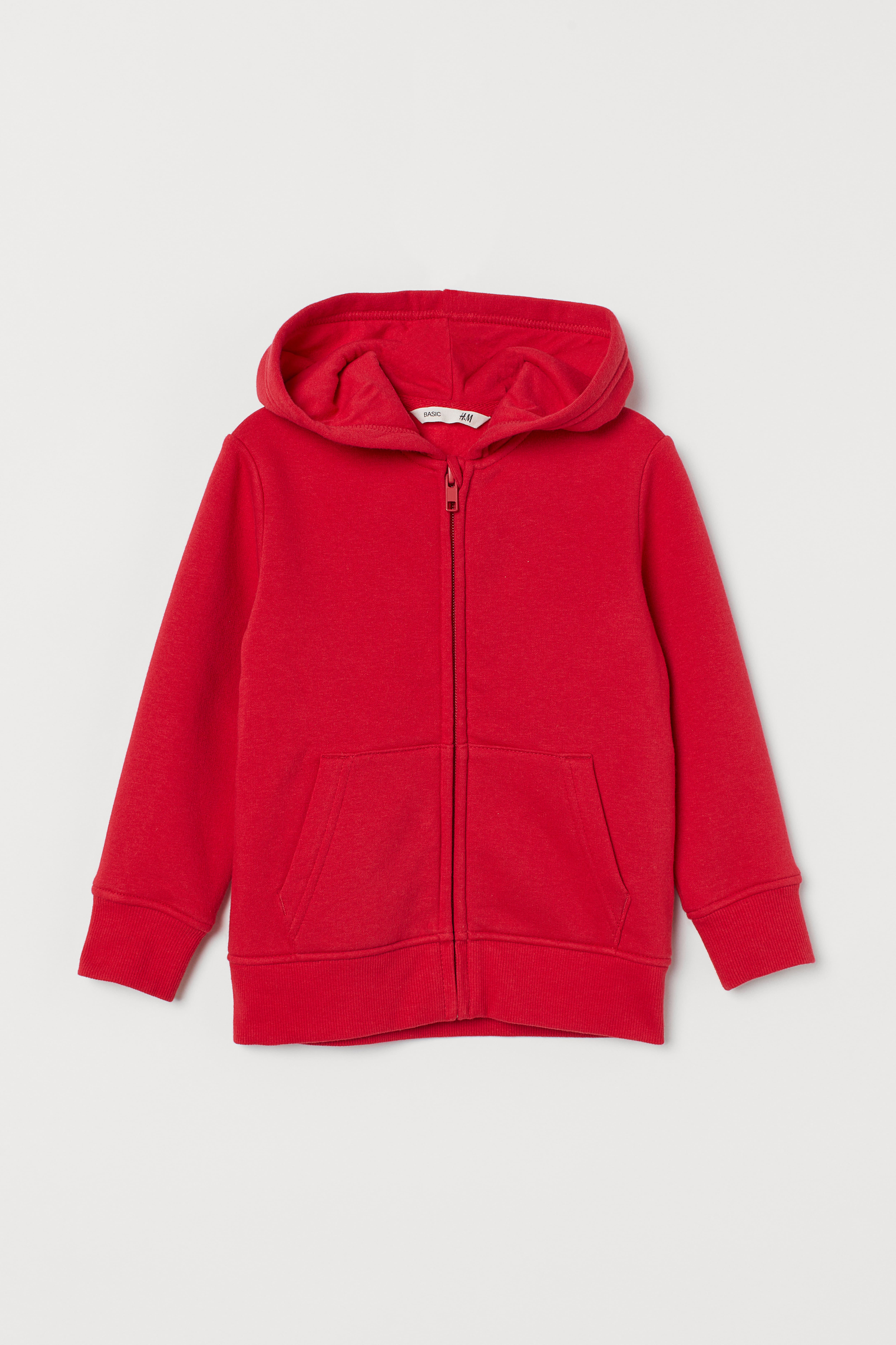 Fashion sudadera roja capucha niño