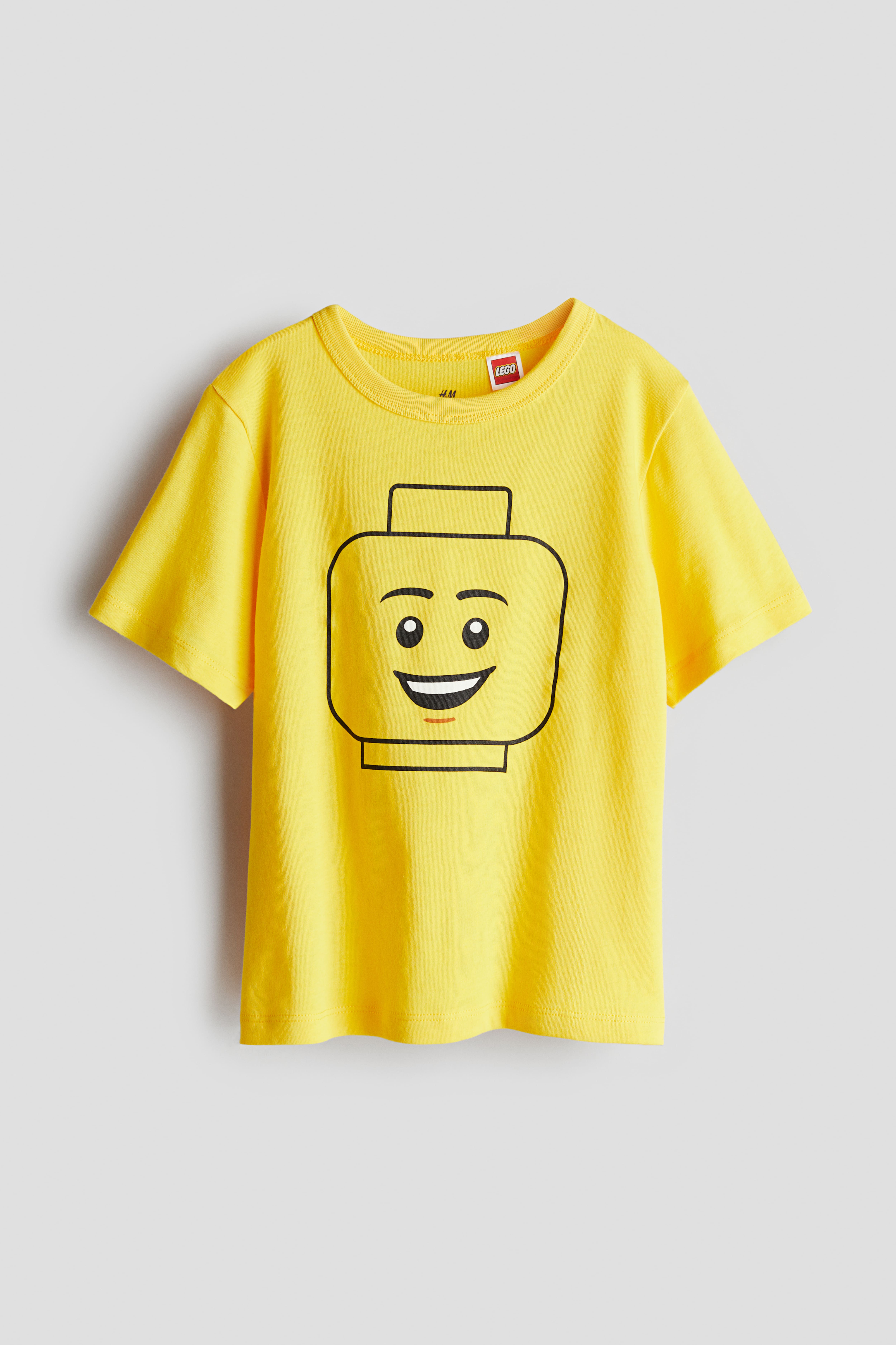 Printed Cotton T shirt Yellow LEGO Brand Kids H M US