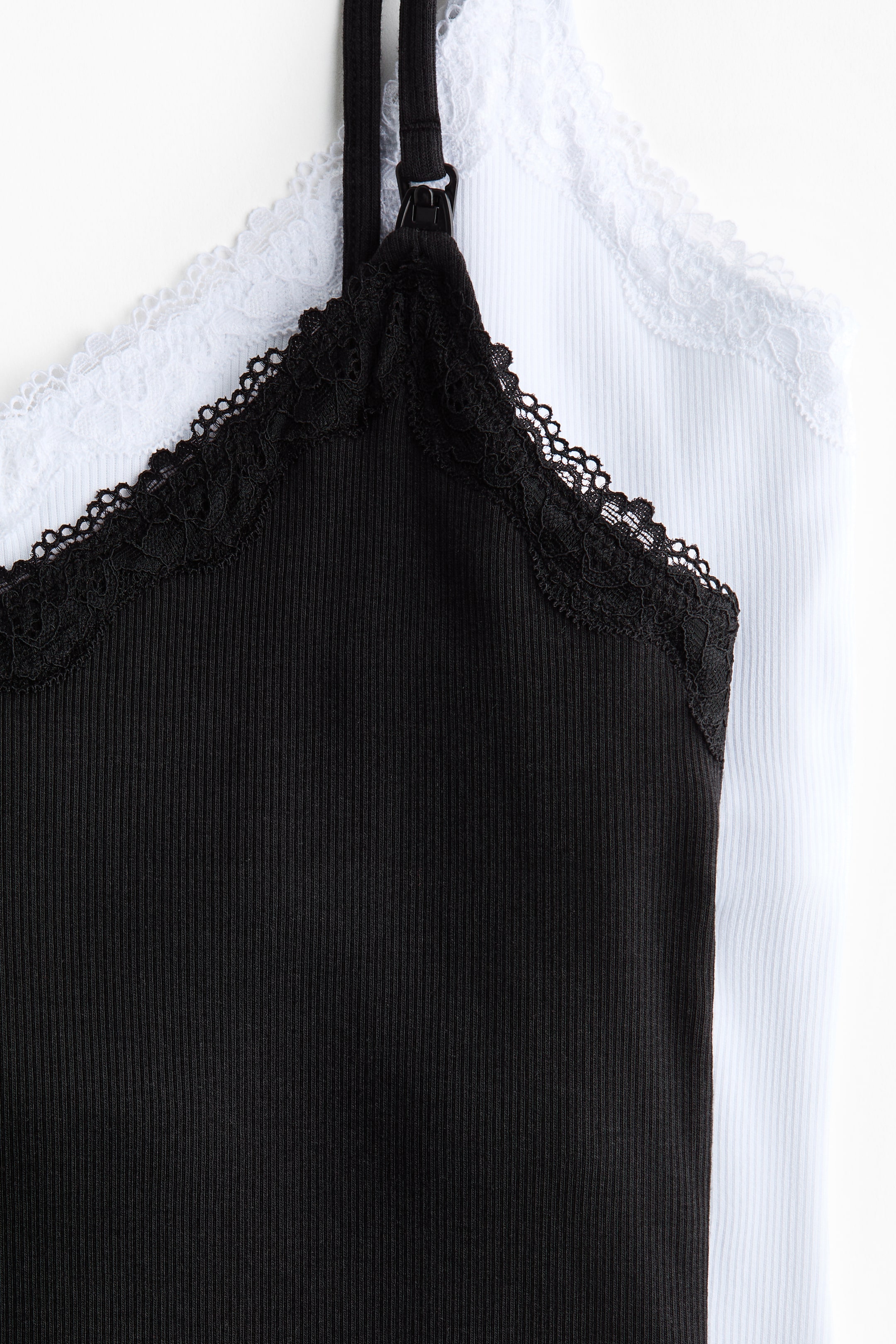 Ampliar la imagen: MAMA Top de lactancia de tirantes - Negro - Ladies | H&M MX 6