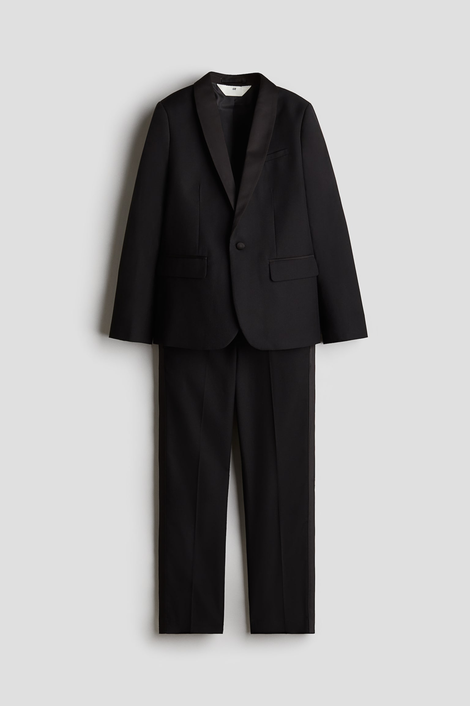 2-piece Tuxedo Set - Black - 2