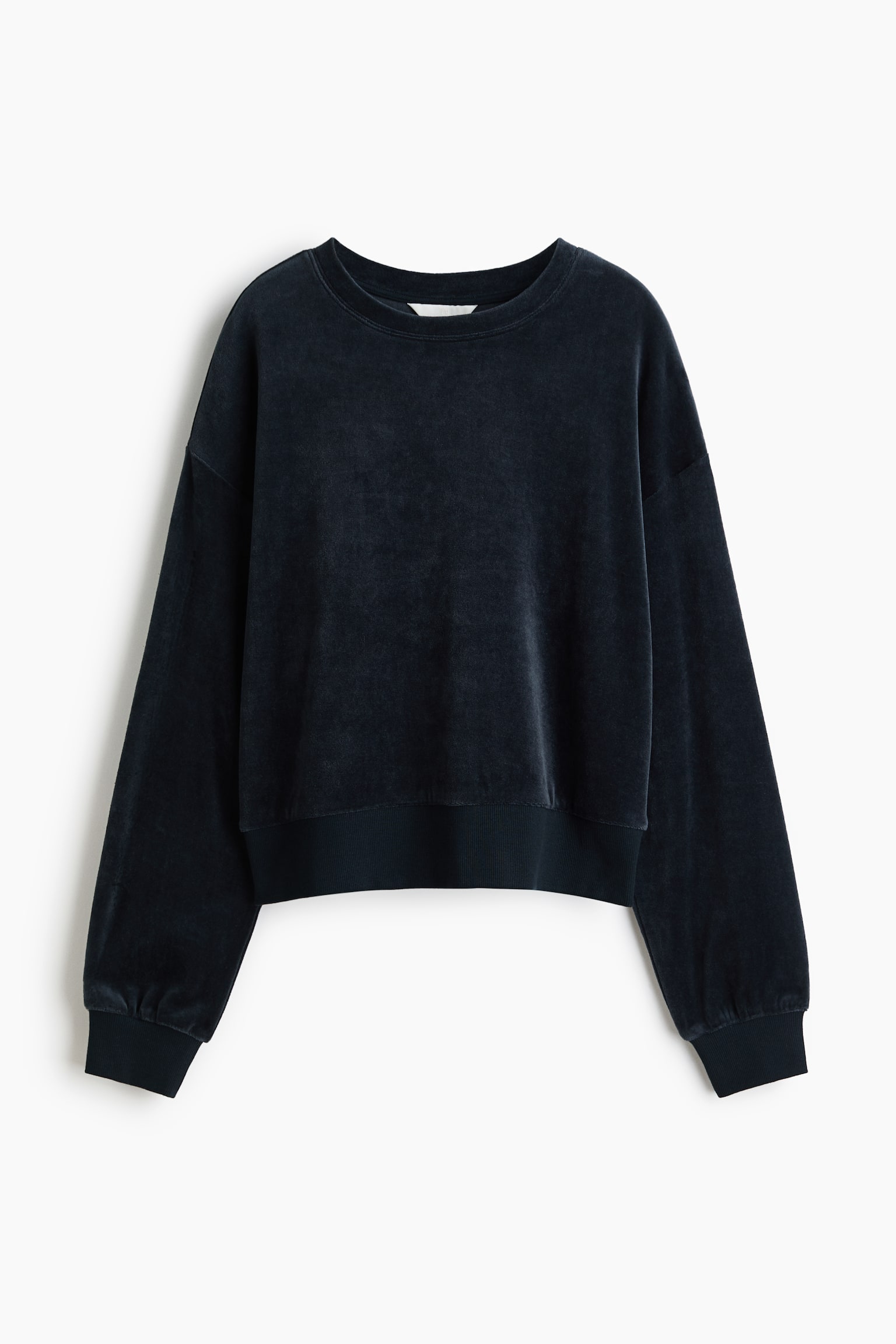 Velour sweatshirt - Dark blue/Dark dusty pink - 2