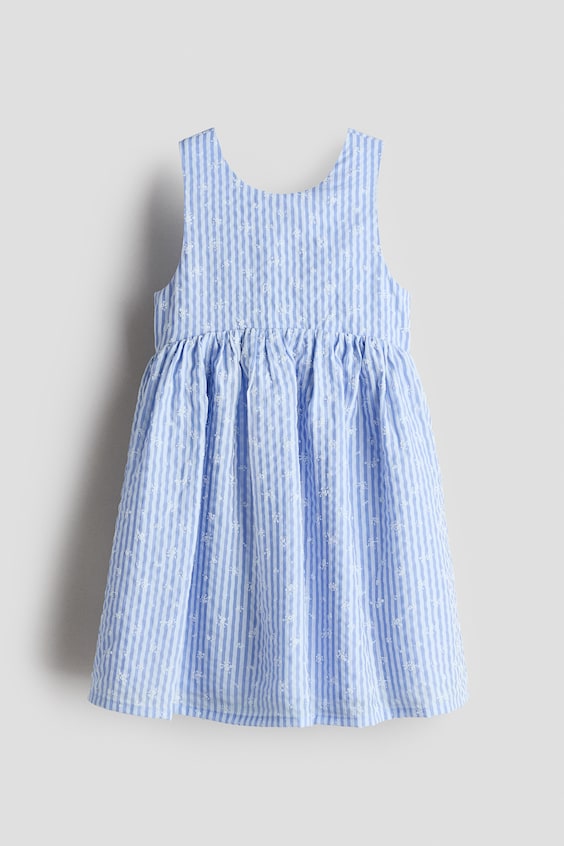Детские платья H&M Bow-Detail Seersucker Dress