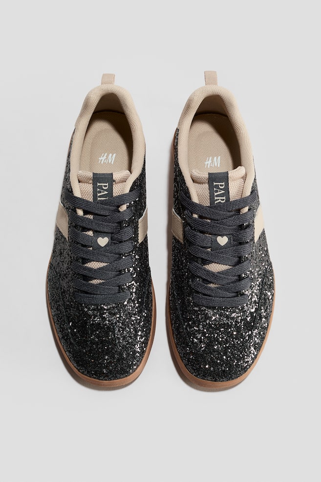 Sneakers - Dark grey/Colour block/Beige clair/rose clair - 1