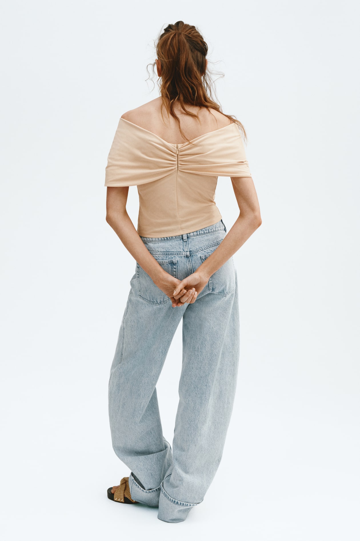 Twist-Detail Off-the-Shoulder Top - image 3