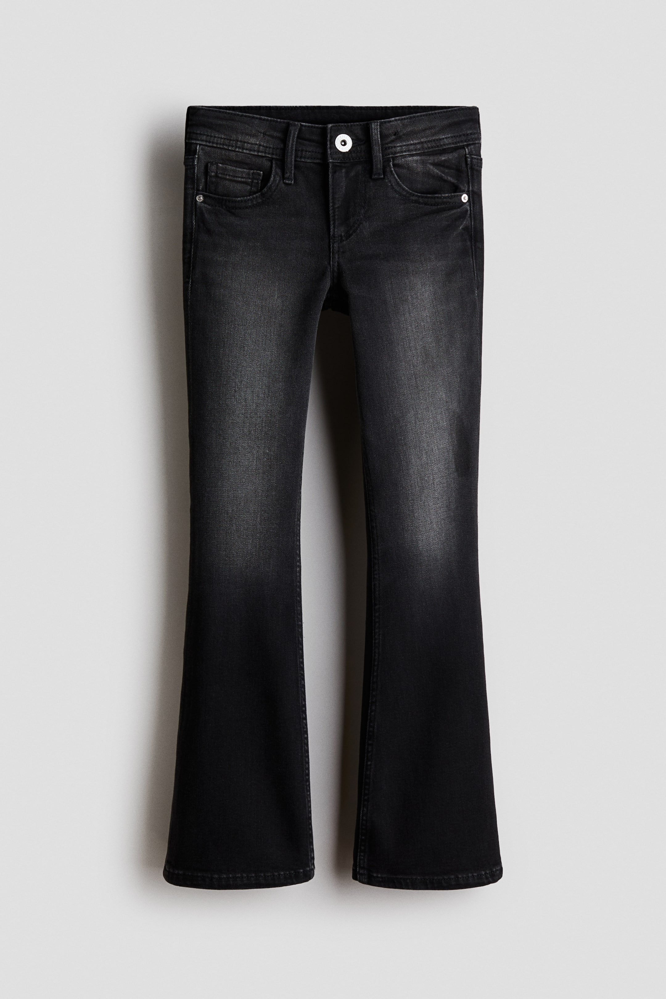 Ver imagem maior: Flared Leg Low Jeans - Preto denim - CRIANÇA | H&M PT 1
