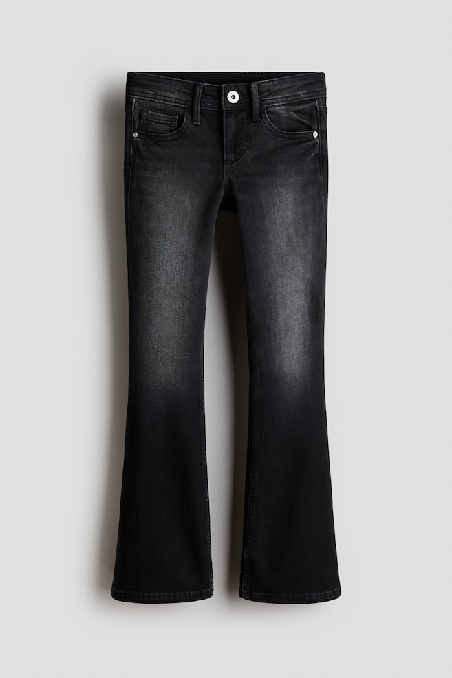 Flared Leg Low Jeans - Denim black/Dark grey/Denim blue - 1