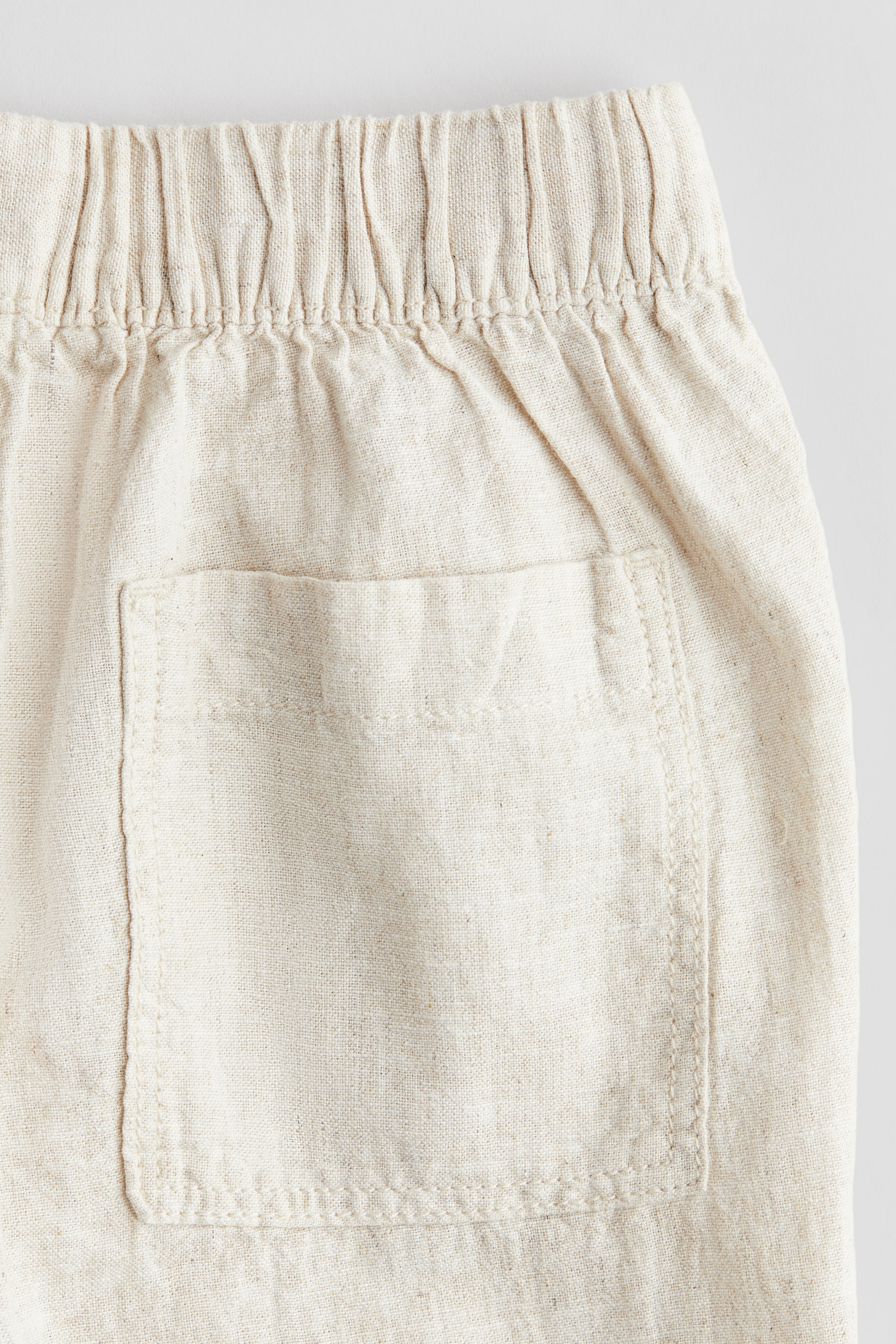 Linen-Blend Pants