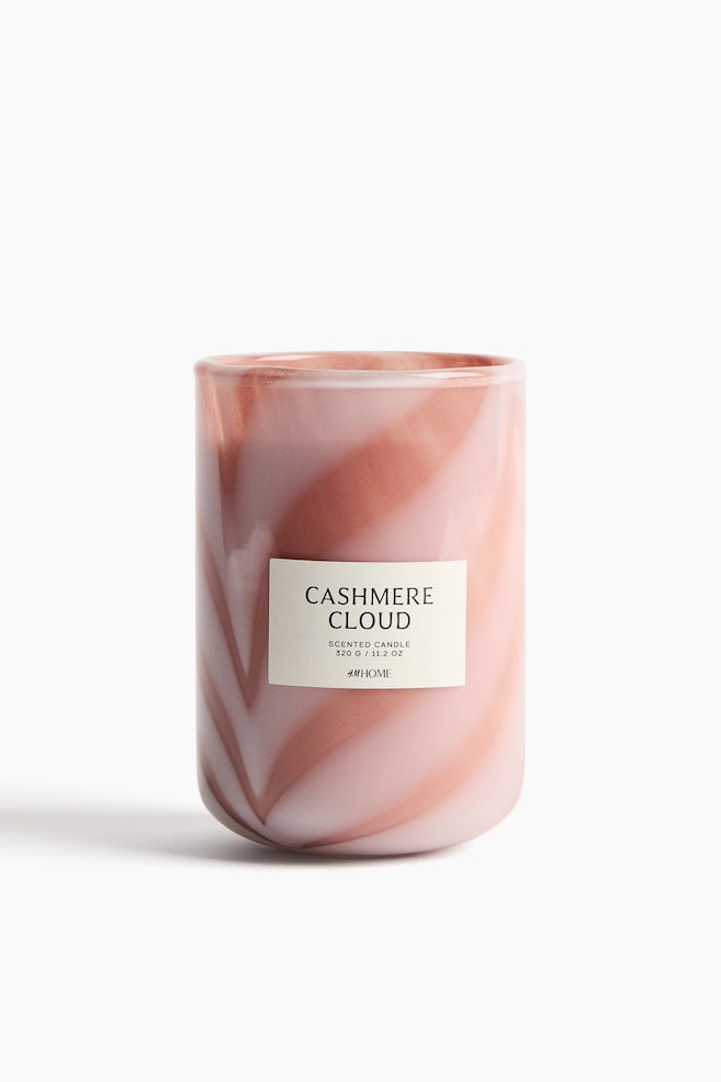 Geurkaars in glazen houder - Cashmere Cloud/Warm Woods/Vanilla Patchouli/Minted Fig - 1
