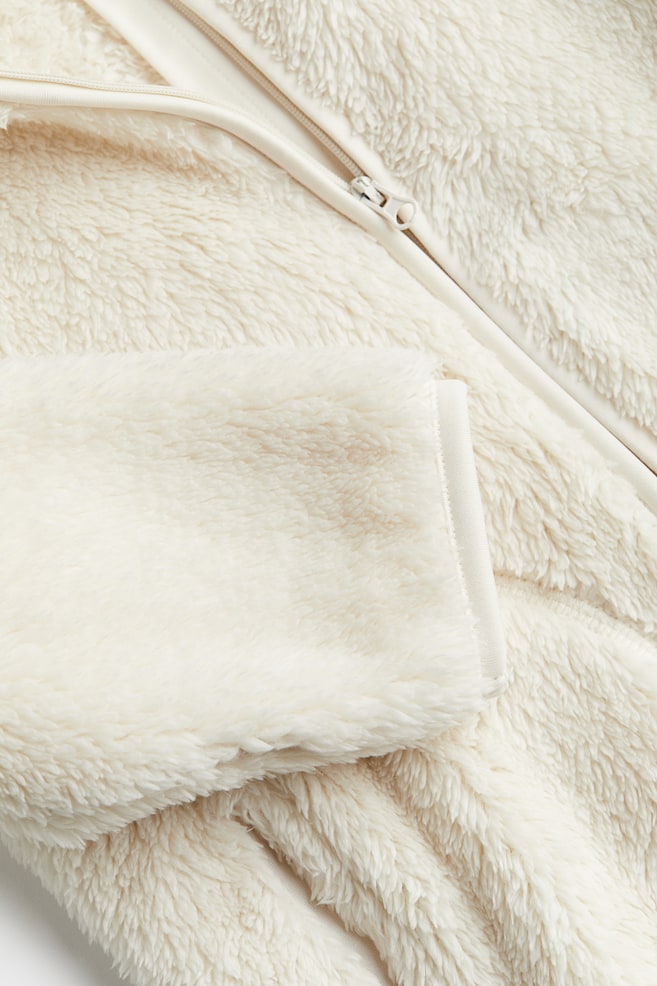 Pile Jacket - Natural white/Light pink - 5