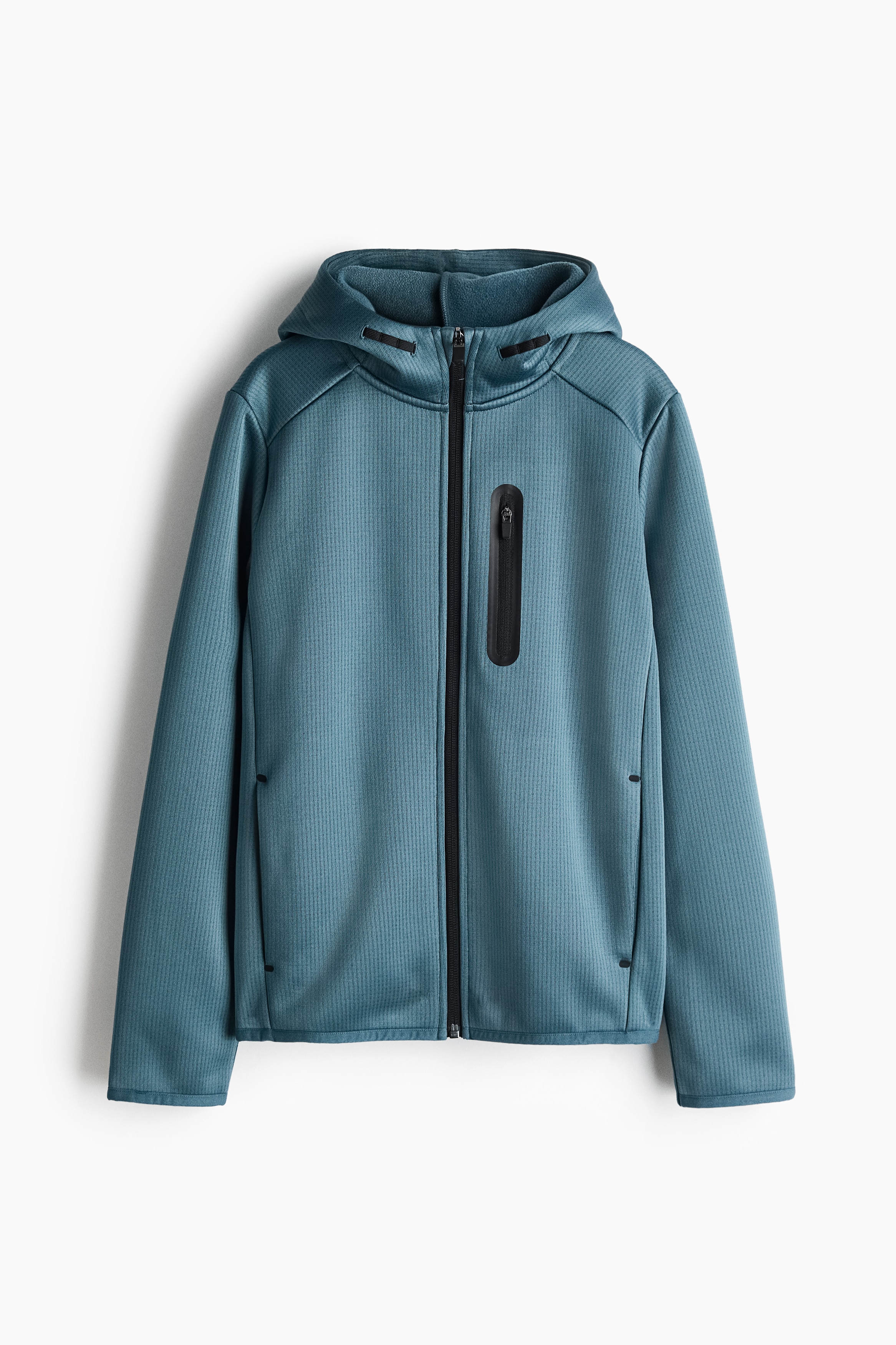 Sport-Hoodiejacke mit ThermoMove™ - Dunkeltürkis