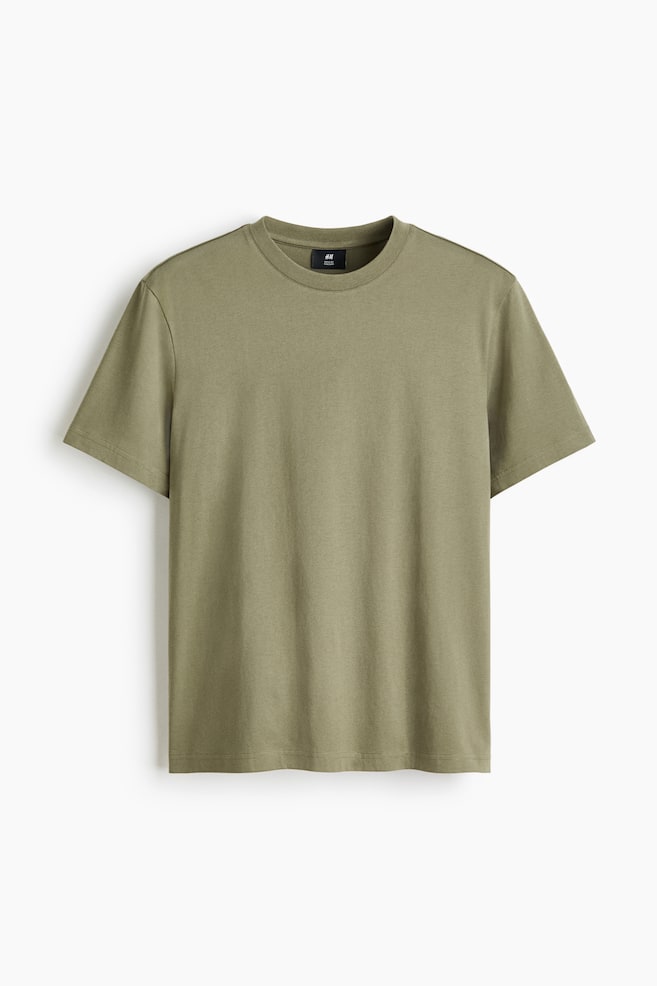 Regular Fit T-shirt - Khaki green/White/Black/Dark gray/Gray melange/Navy blue/Dark teal/Orange/Beige/Teal/Brown/Lilac/Dark khaki green - 1