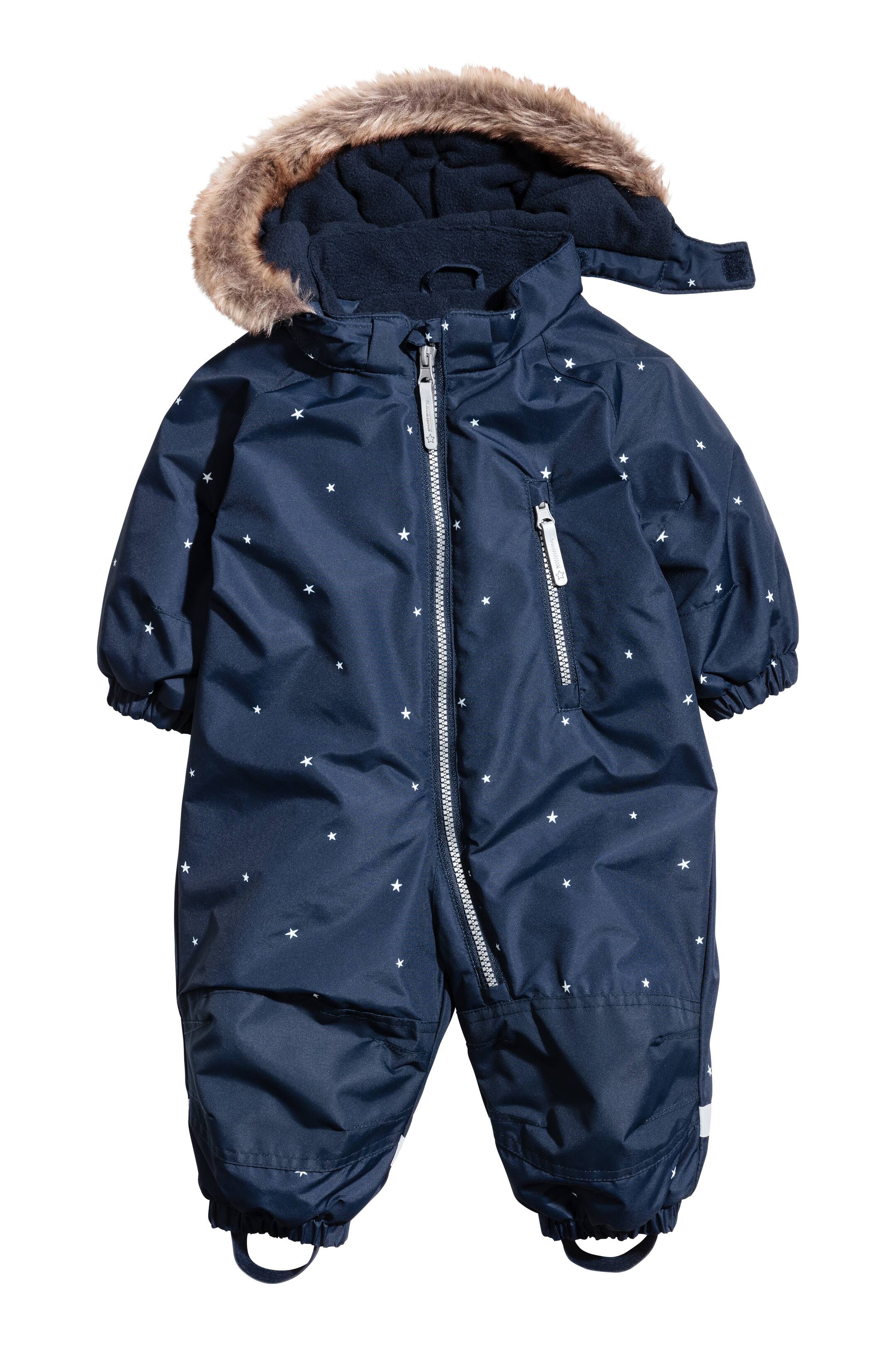 View larger image: Padded outdoor all-in-one suit - Dark blue - Kids | H&M GB 1