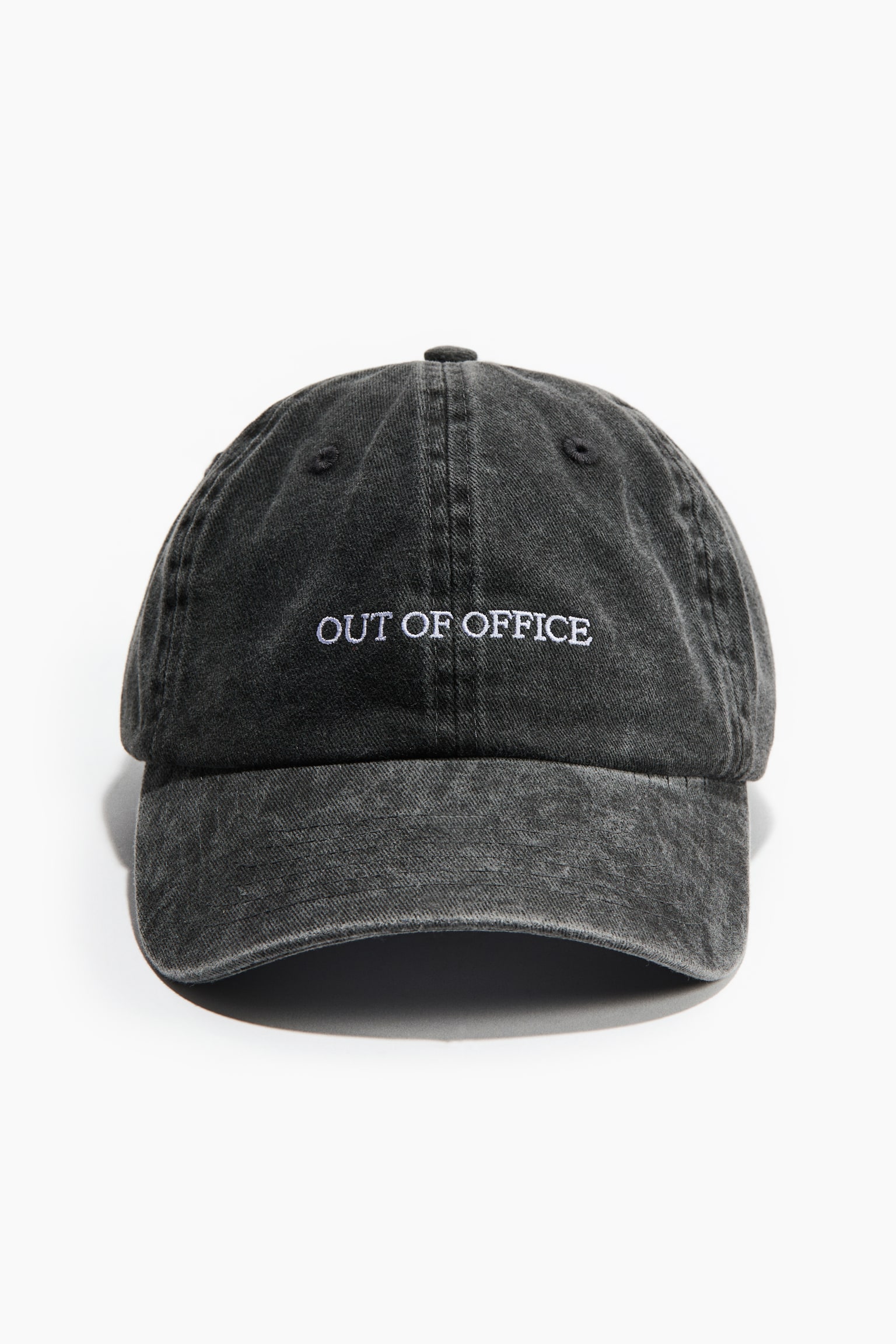 Cotton twill cap - Black/Out of Office/Green/A