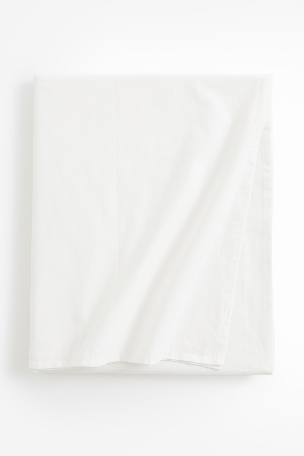Cotton Top Sheet White Home All H&M US
