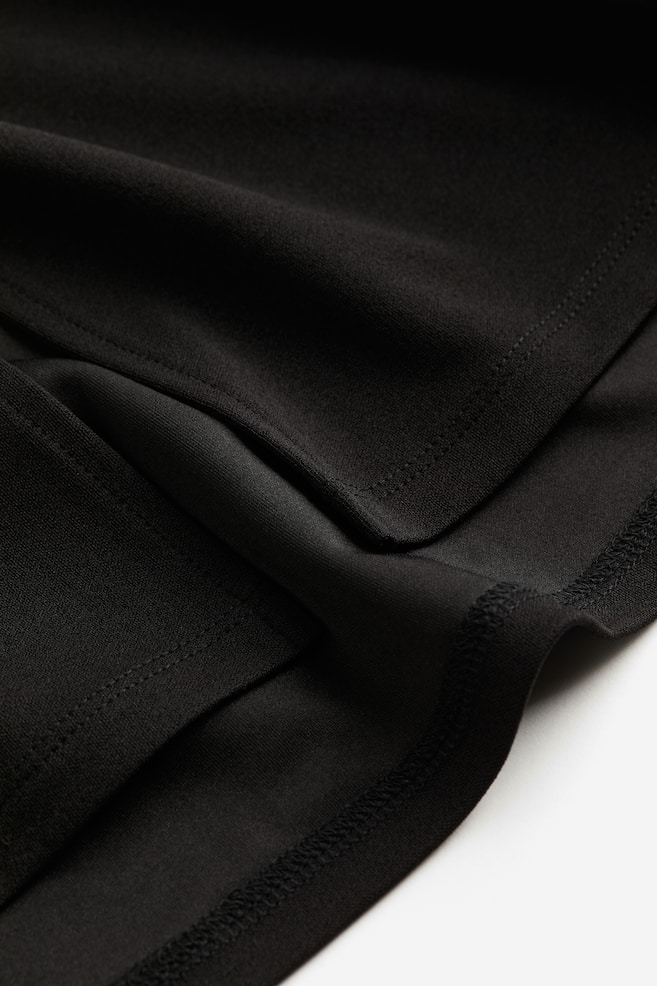 Slit-hem skirt - Black/Black/Pinstriped/Dark grey/Pinstriped - 6