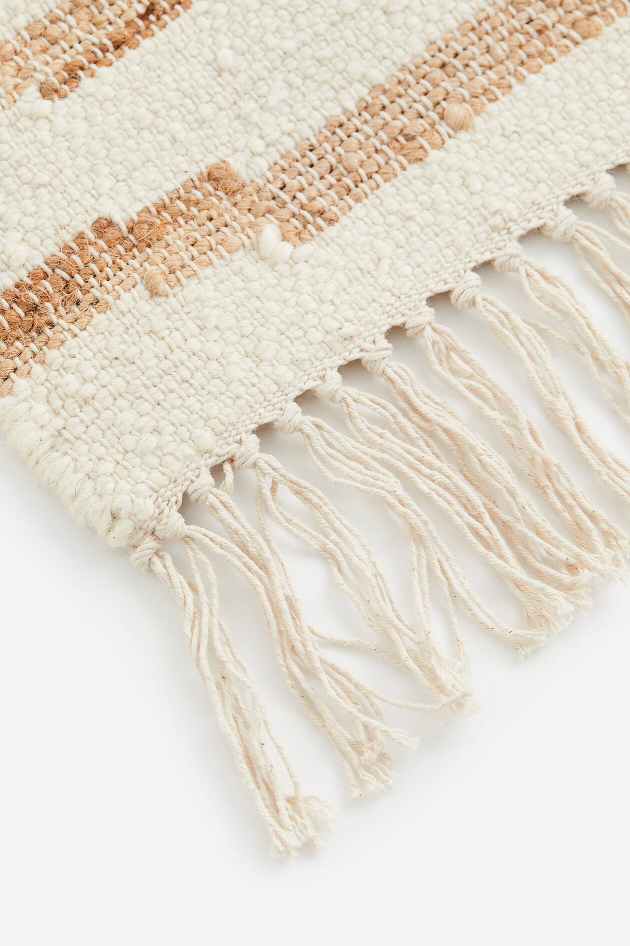 Patterned Wool-blend Rug - Light beige/patterned - Home All | H&M US
