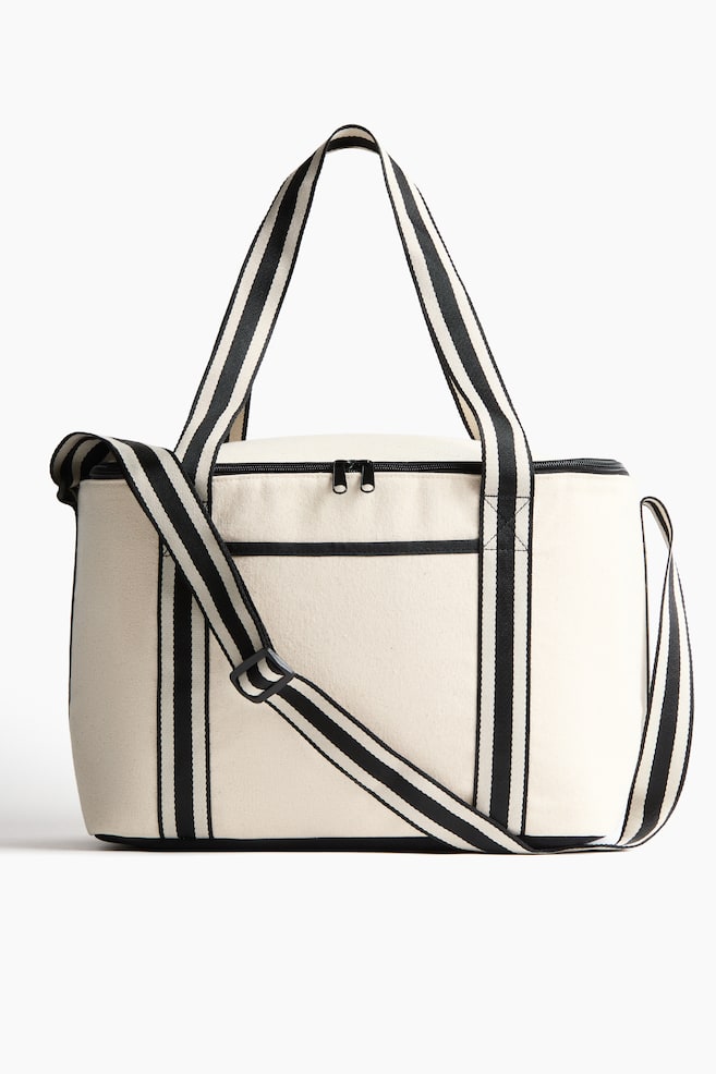 Canvas cool bag - Light beige - 1