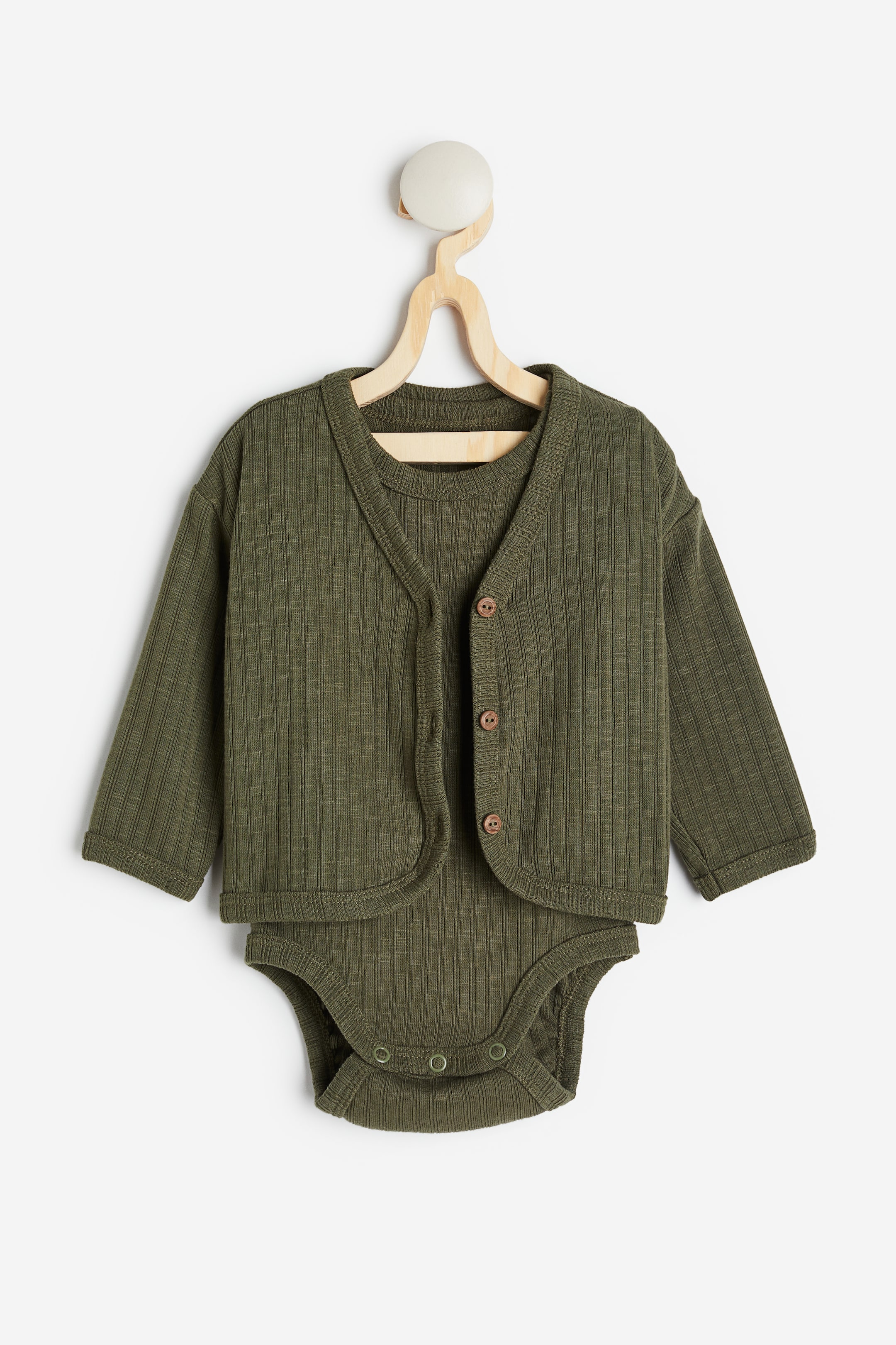 2-piece Cardigan and Bodysuit Set