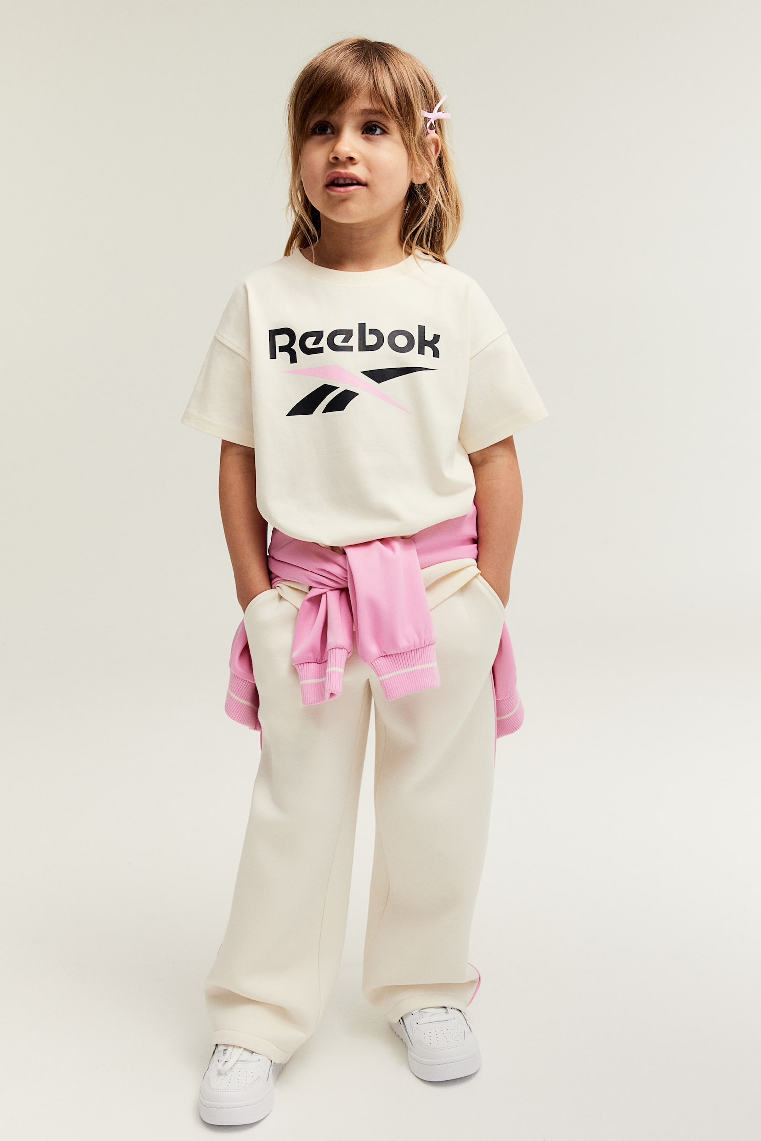 オーバーサイズ プリントデザインTシャツ - ホワイト／Reebok - 4