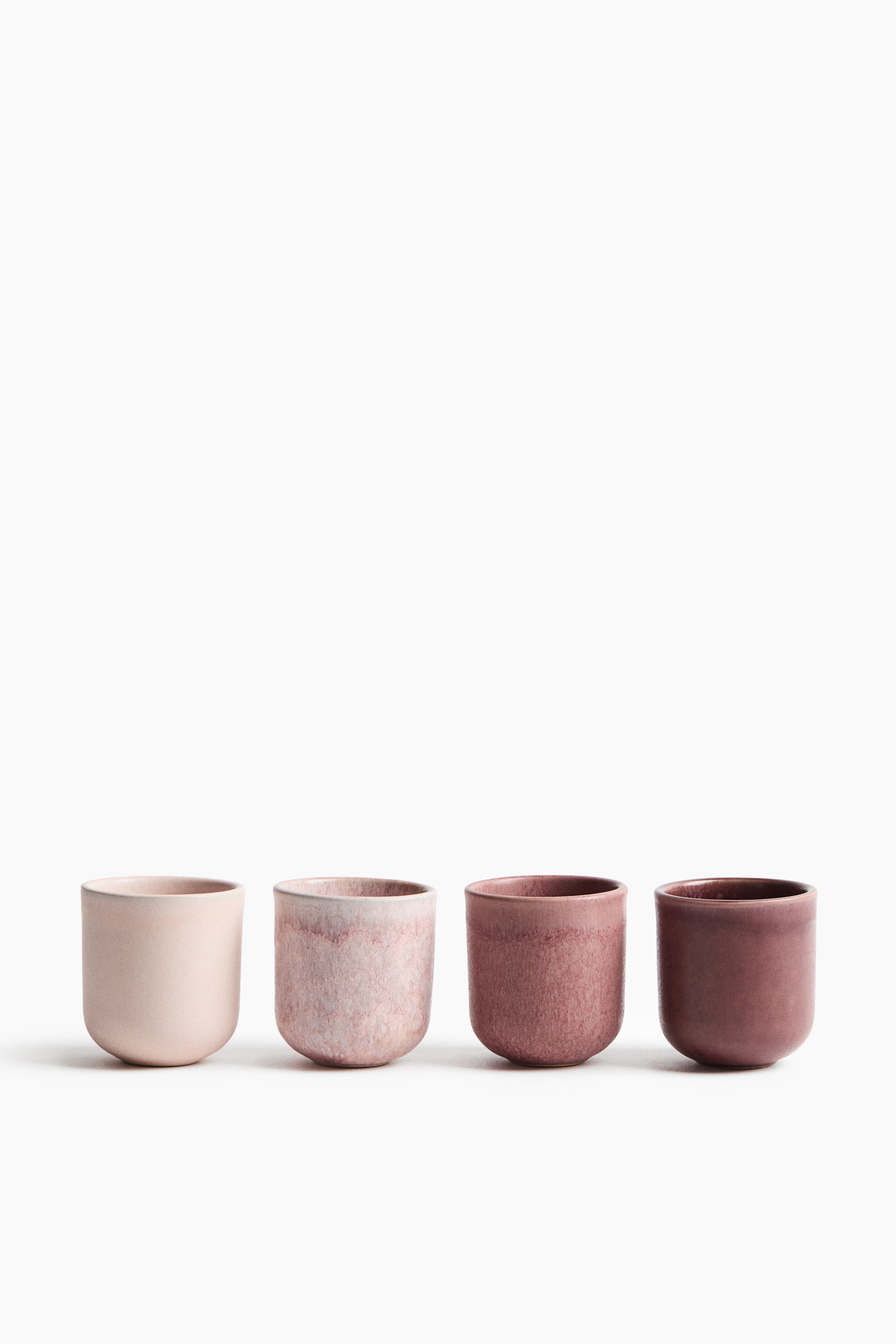Pack de 4 tazas para expreso en gresAuxiliar