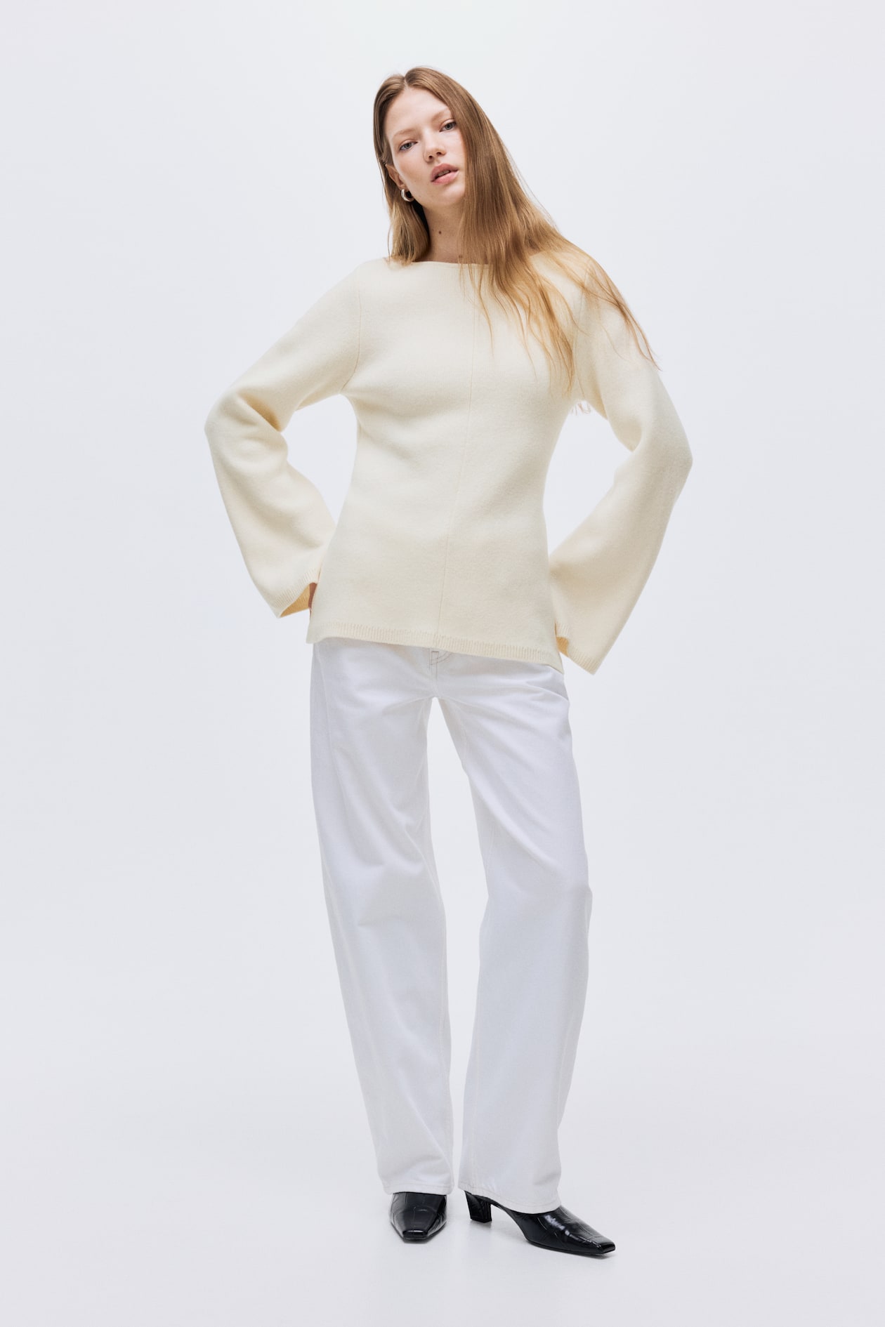 Wool Peplum Top - image 3