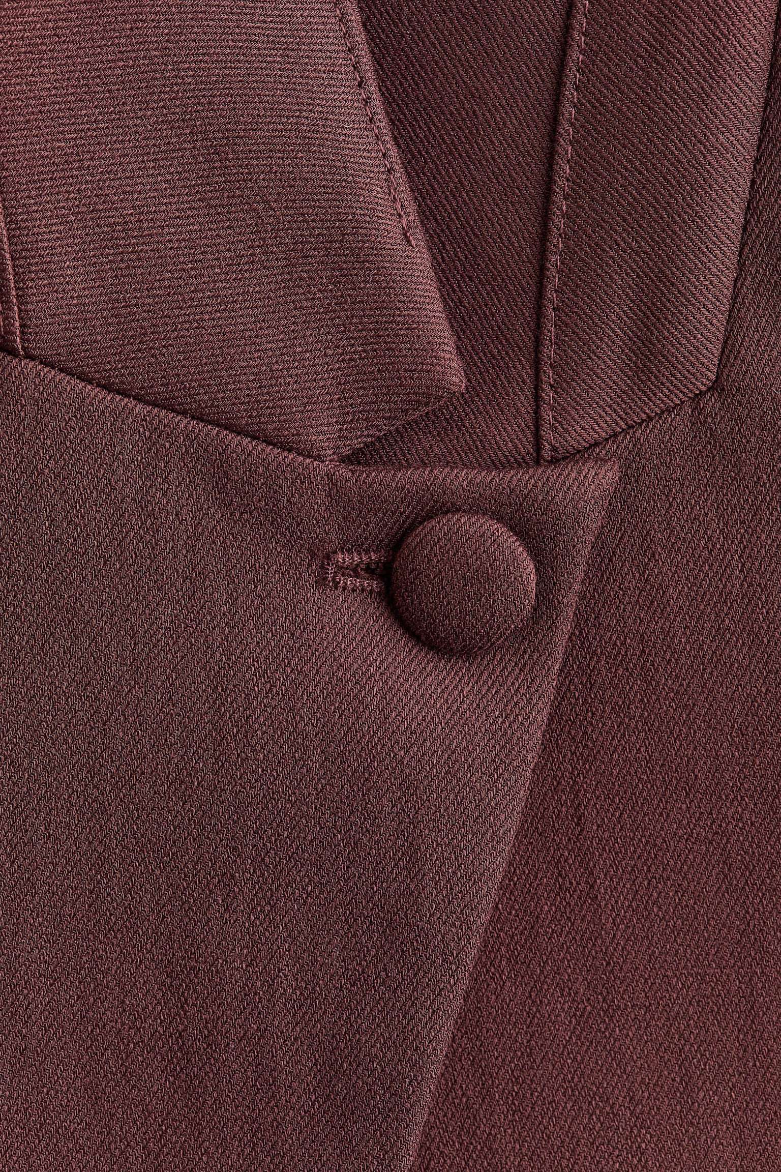 Женский пиджак H&M Viscose-Blend Twill Blazer, цвет: Ржавый коричневый — фото 6