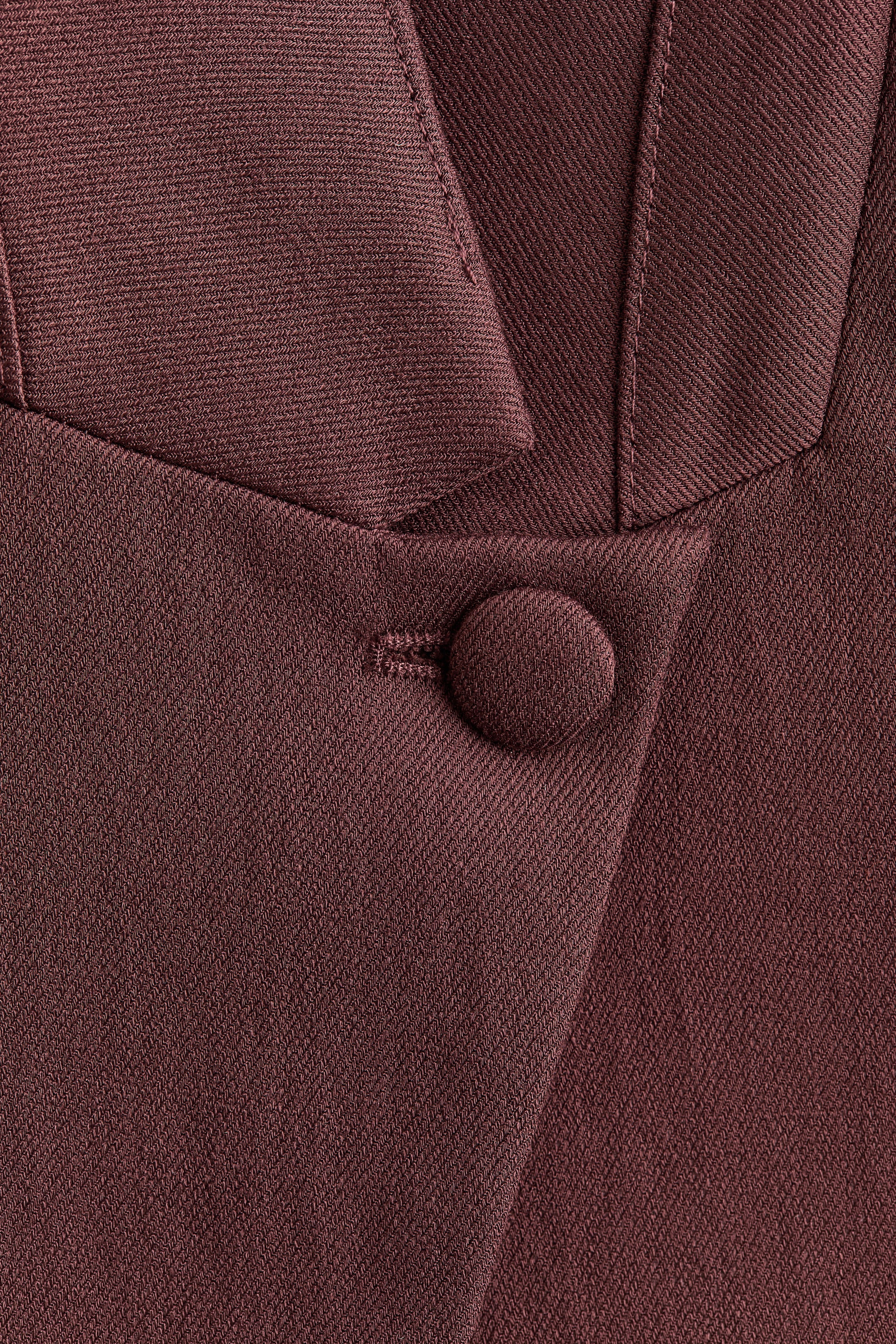 Viscose-Blend Twill Blazer