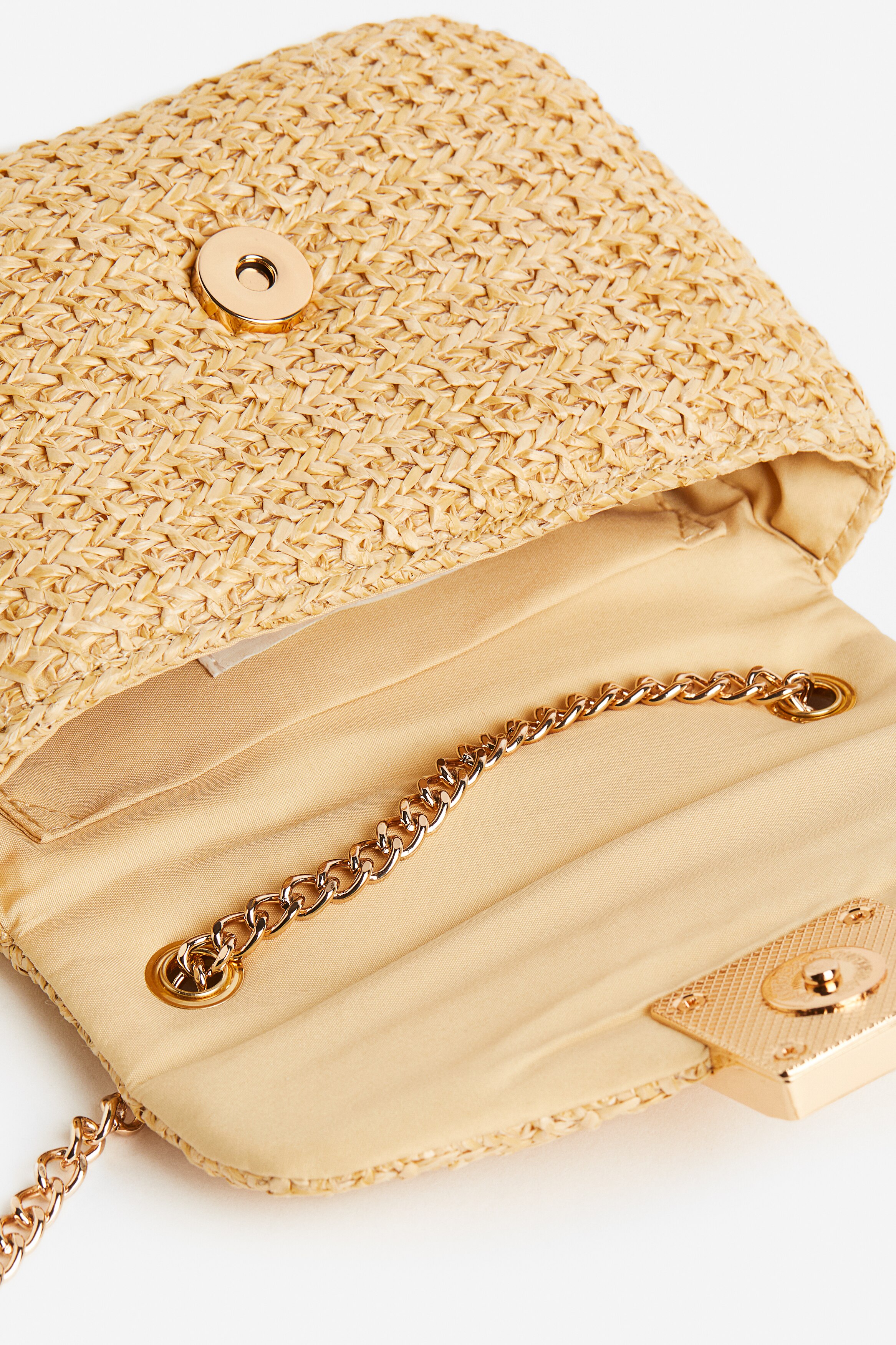 Stroh Clutch Wristlet Für Frauen – Kleine Umhängetasche/Armbandtasche In Beige (ca. 18x11,5 Cm)