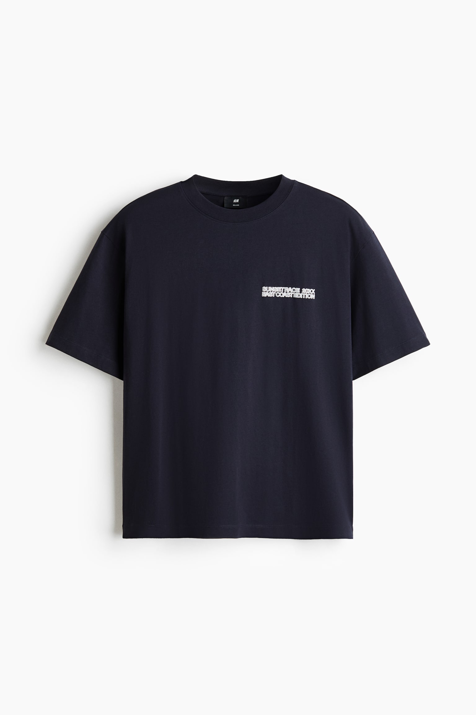 Relaxed Fit Printed T-shirt - Navy blue/Sunset Race/Light blue/1992/Pale yellow/Sports Club/Grey marl/Sport gear 86/Dark blue/St Ives Hotel/White/Track Unit TRK/White/St. Ives Hôtel
