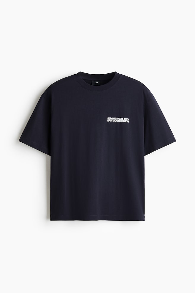 Relaxed-Fit Printed T-Shirt - Navy blue/Sunset Race/Light blue/1992/Dark blue/St. Ives Hotel/White/St. Ives Hôtel/White/Track Unit TRK/Gray melange/Sport Gear 86/Pale yellow/Sports Club/Cream/Sports Soc./Red/East Isles Club - 1