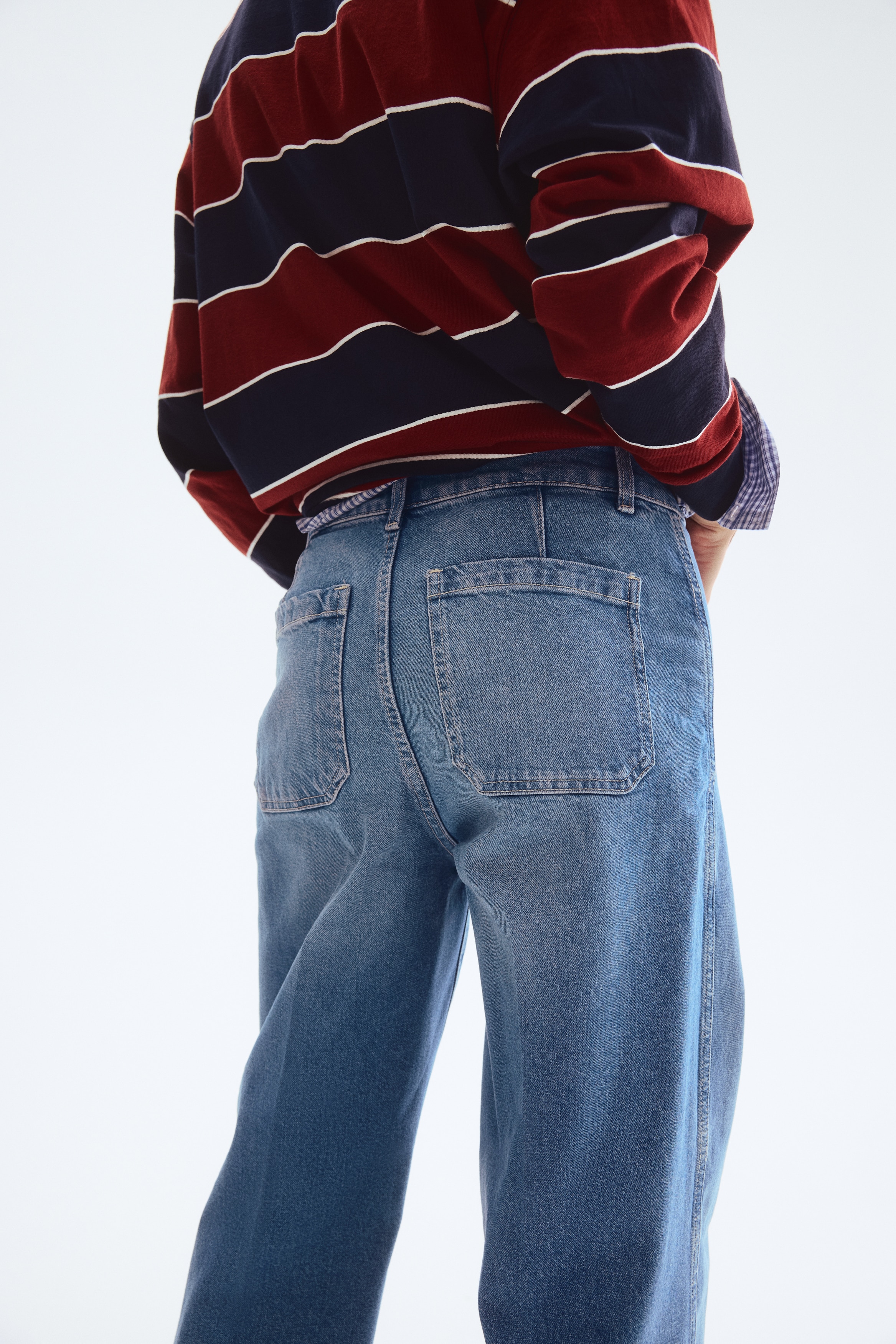 Wide High Jeans