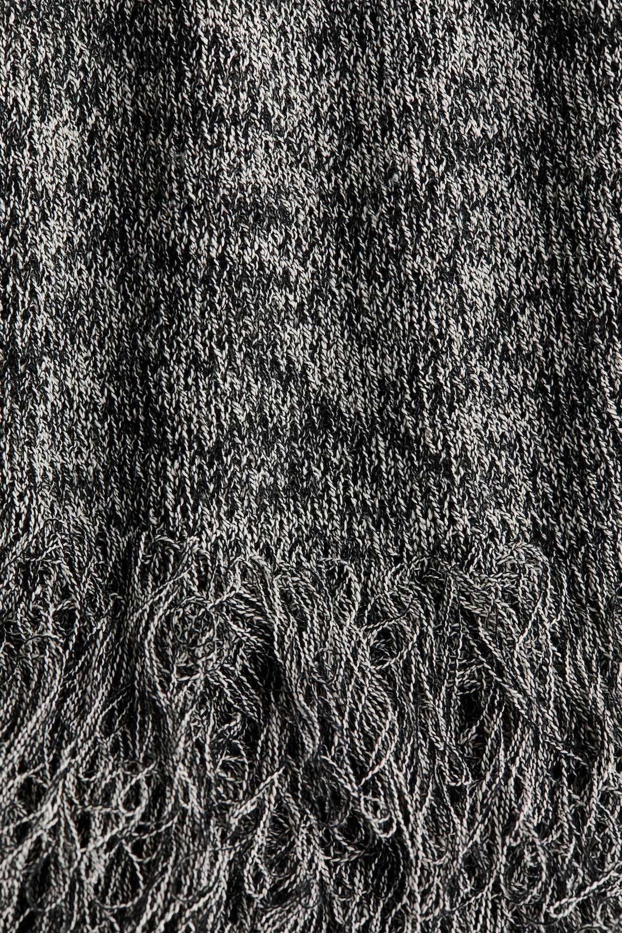 Fringe-Trimmed Knit Top - image 3