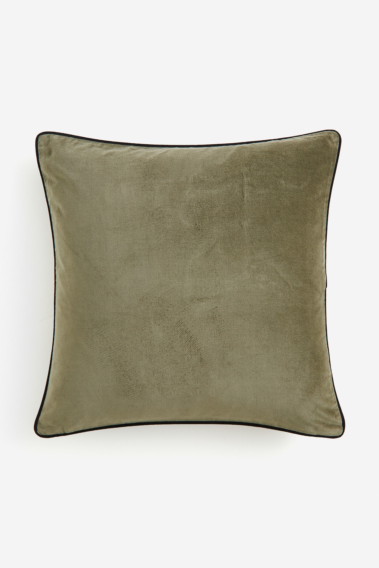 Velvet cushion cover Green Home All H&M GB